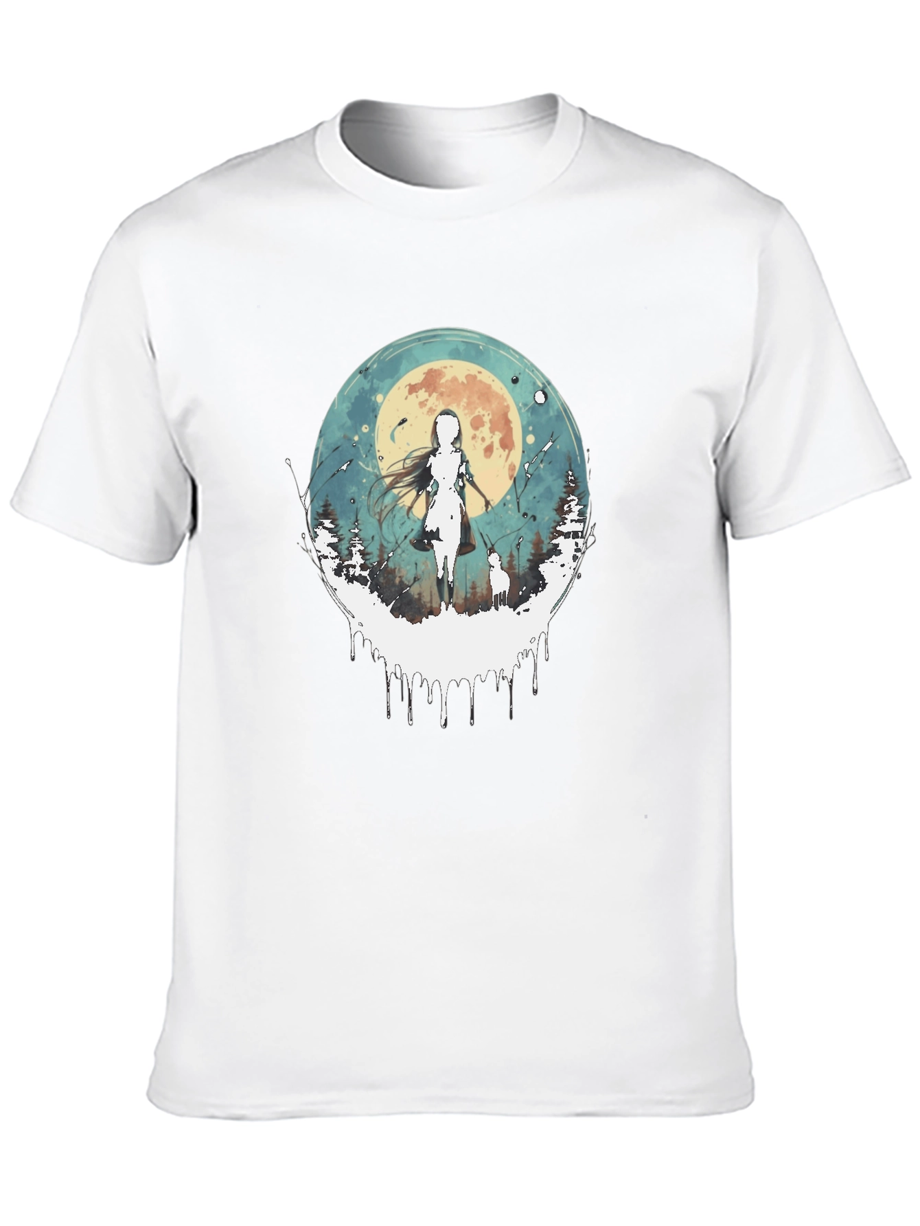Anime Moon T-Shirt - Stylish Graphic Tee