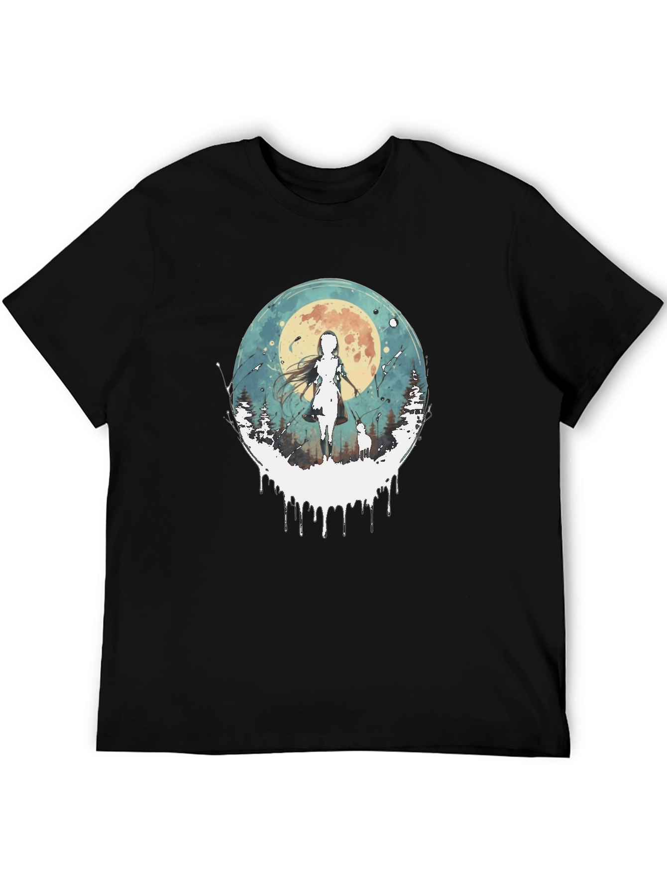 Anime Moon T-Shirt - Stylish Graphic Tee