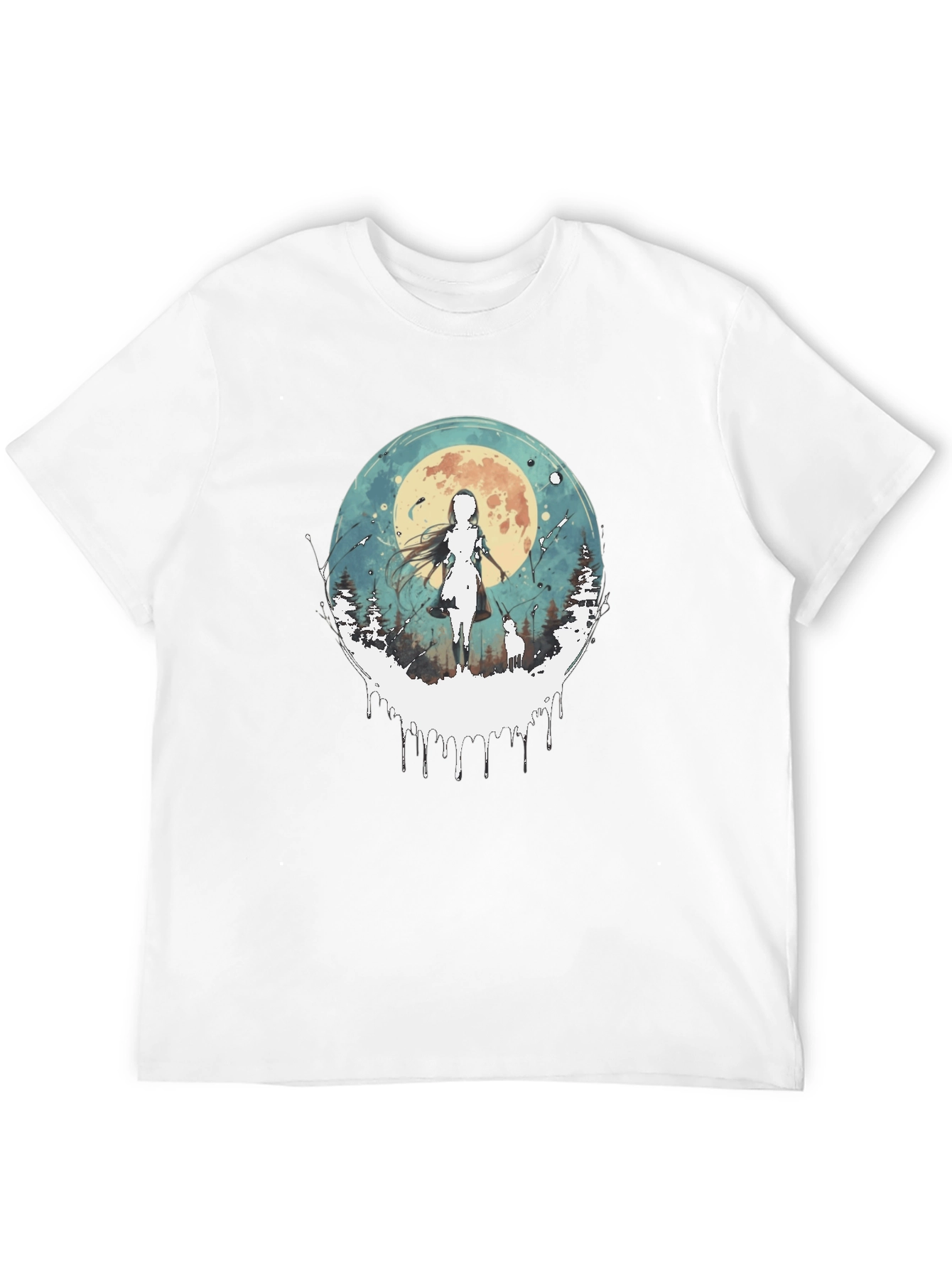 Anime Moon T-Shirt - Stylish Graphic Tee