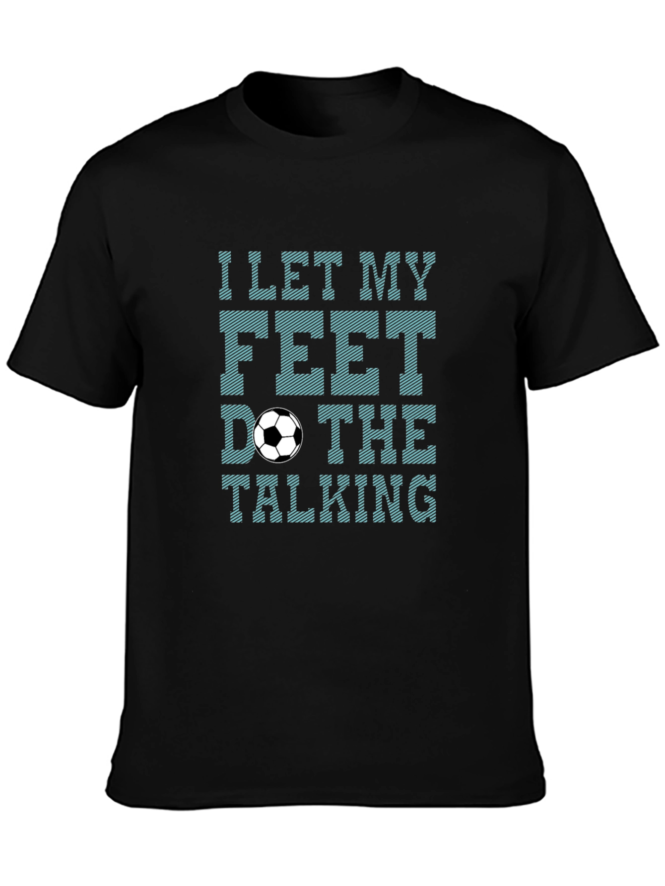 Soccer Feet Talking Graphic T-Shirt