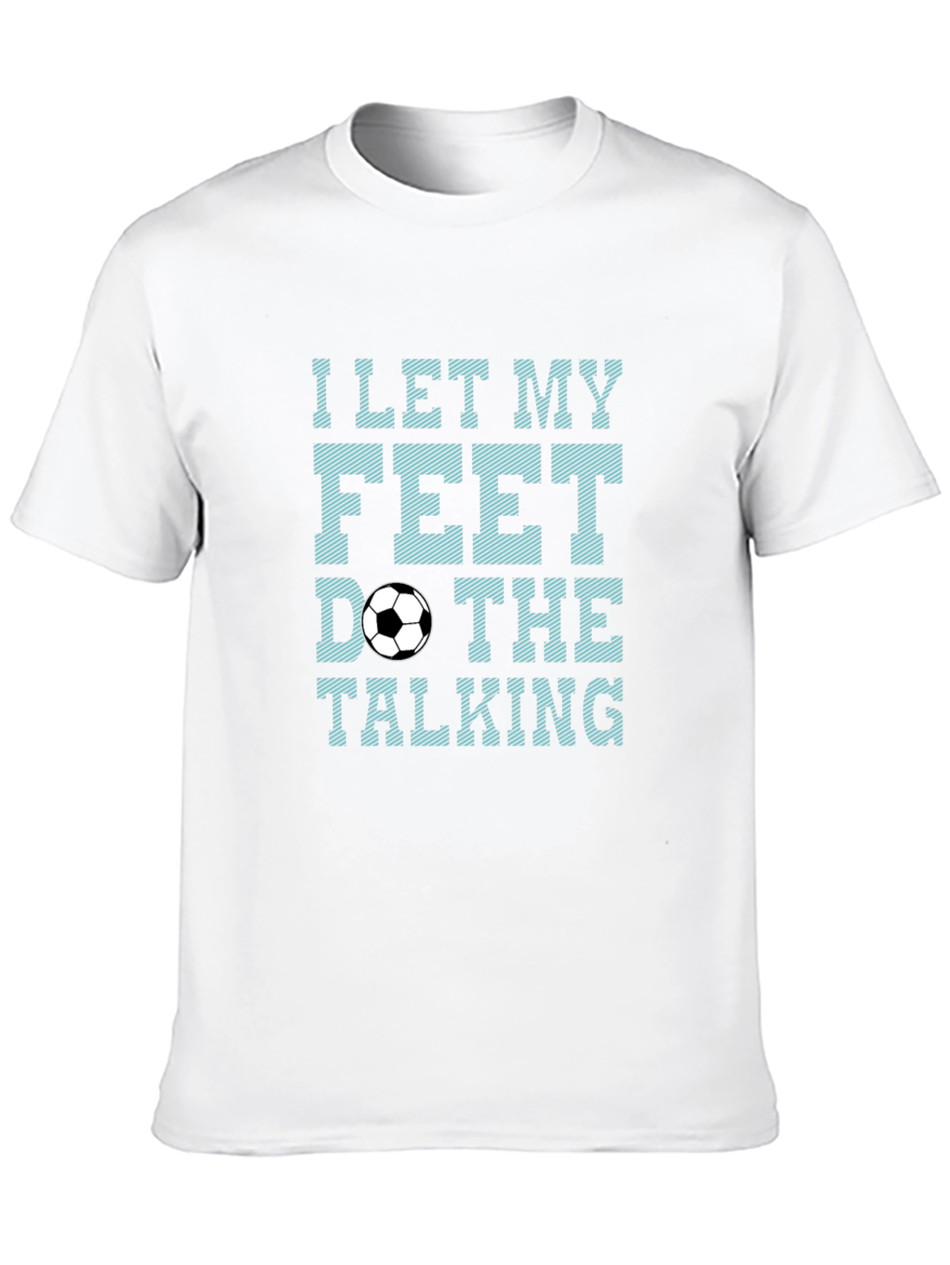 Soccer Feet Talking Graphic T-Shirt