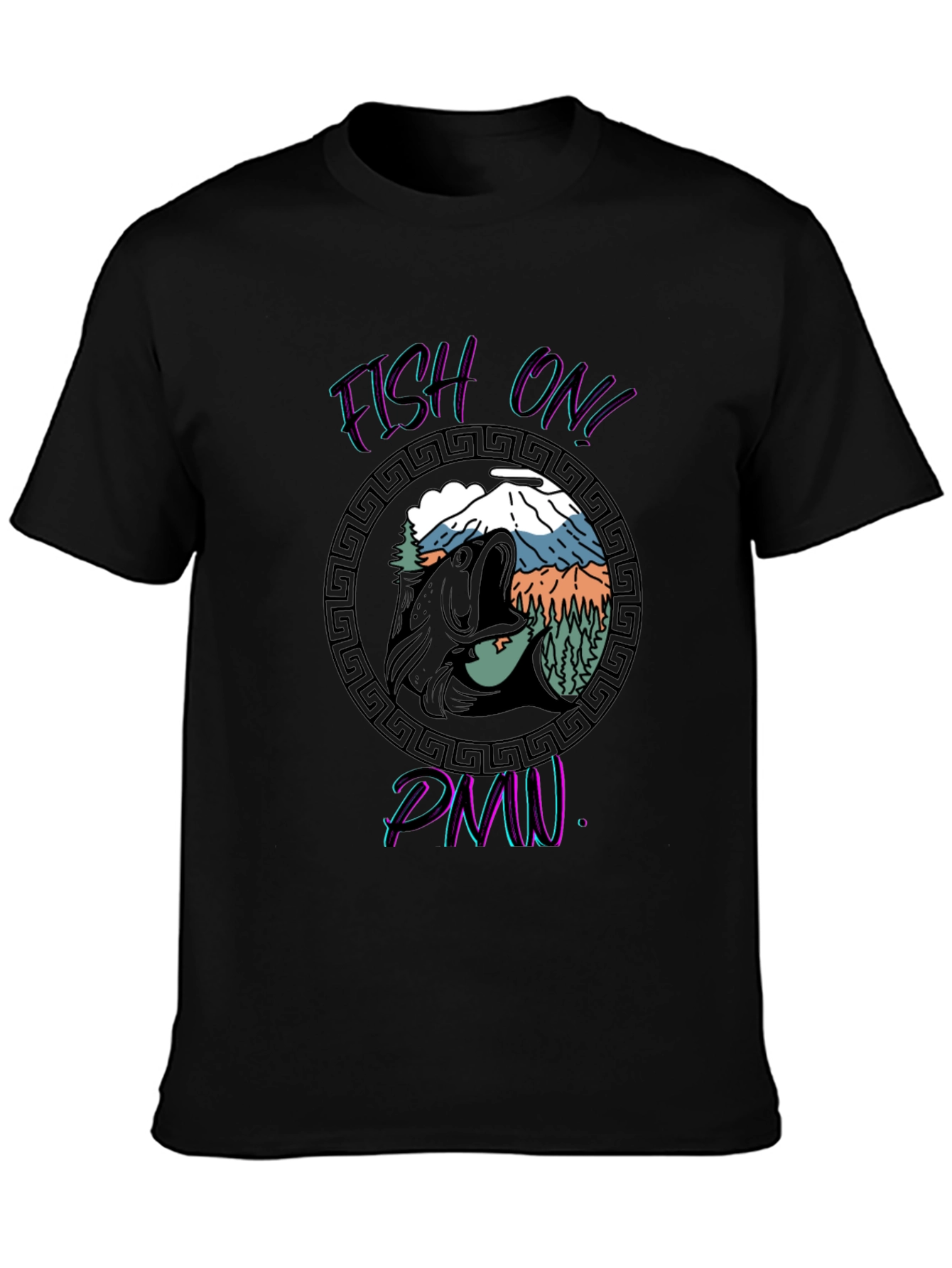 Fish On! Graphic Print T-Shirt