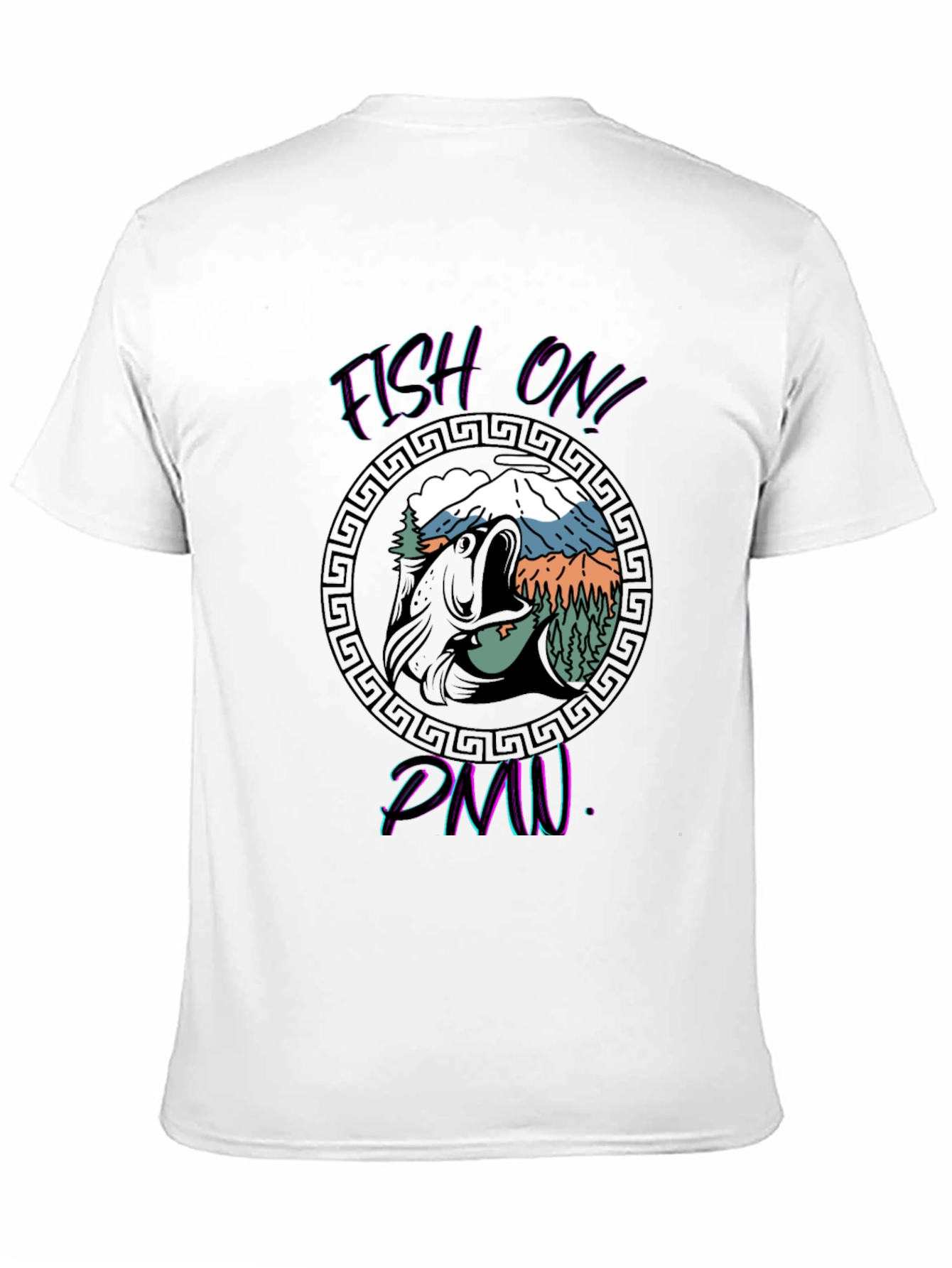 Fish On! Graphic Print T-Shirt