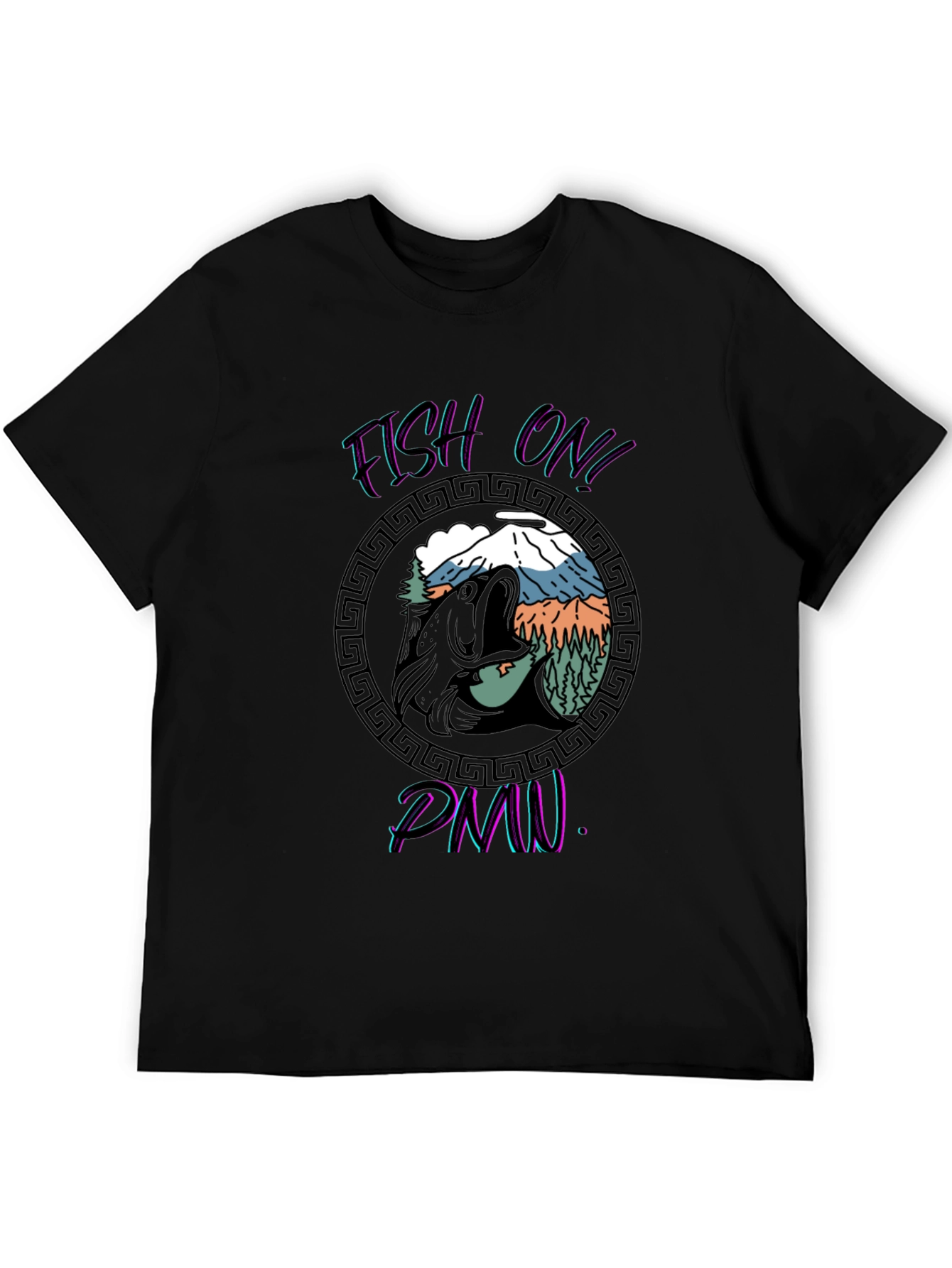 Fish On! Graphic Print T-Shirt