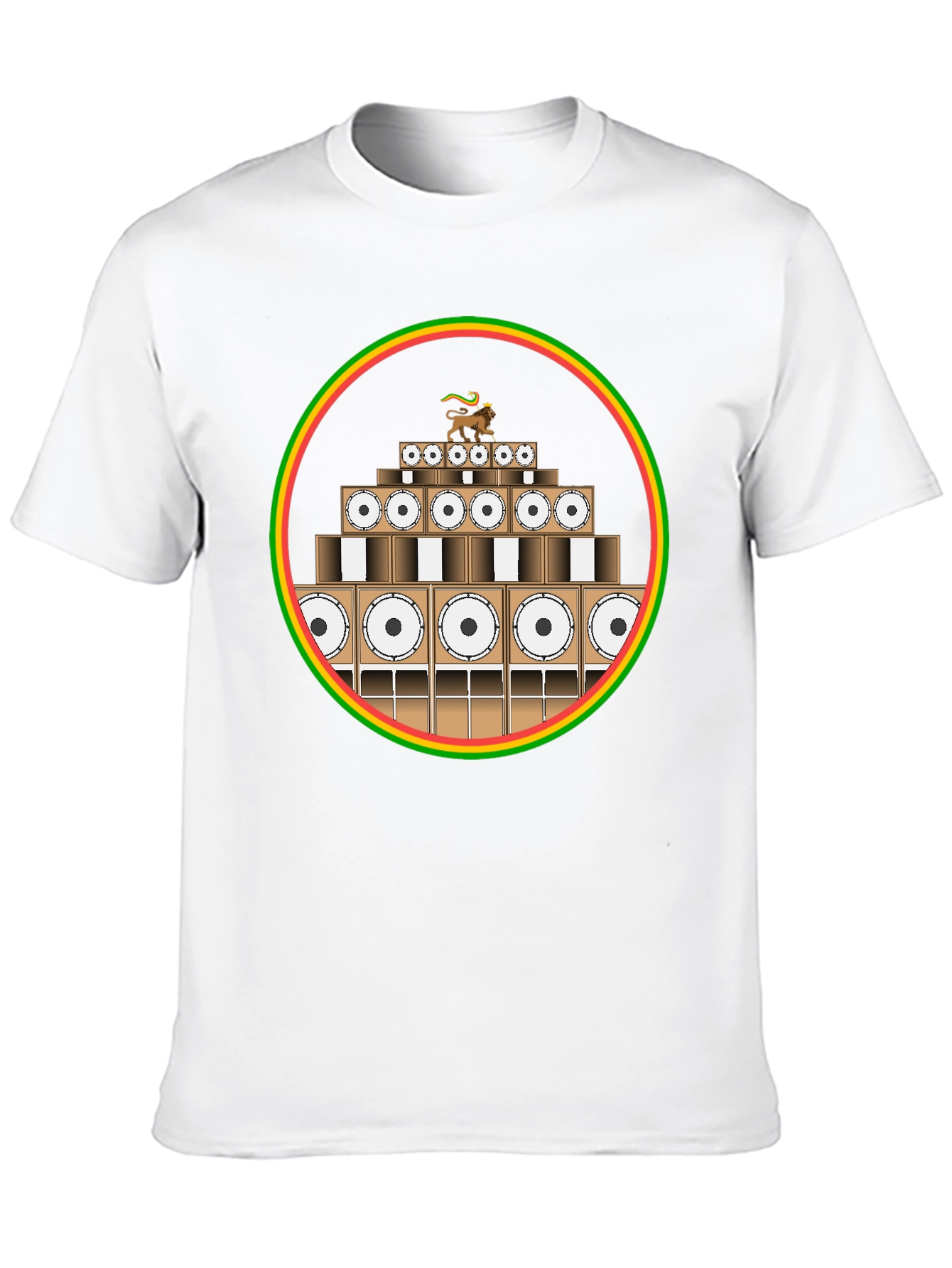 Rasta Sound System Black T-Shirt