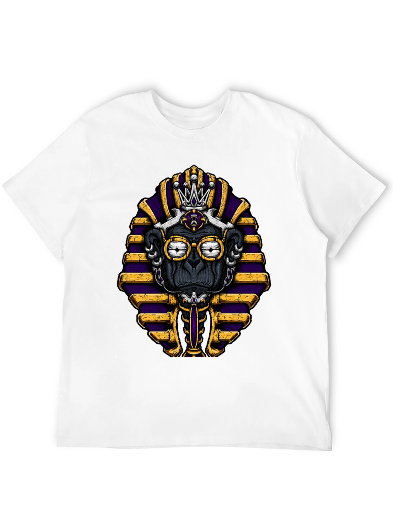 Pharaoh Monkey Graphic Tee - Black T-Shirt