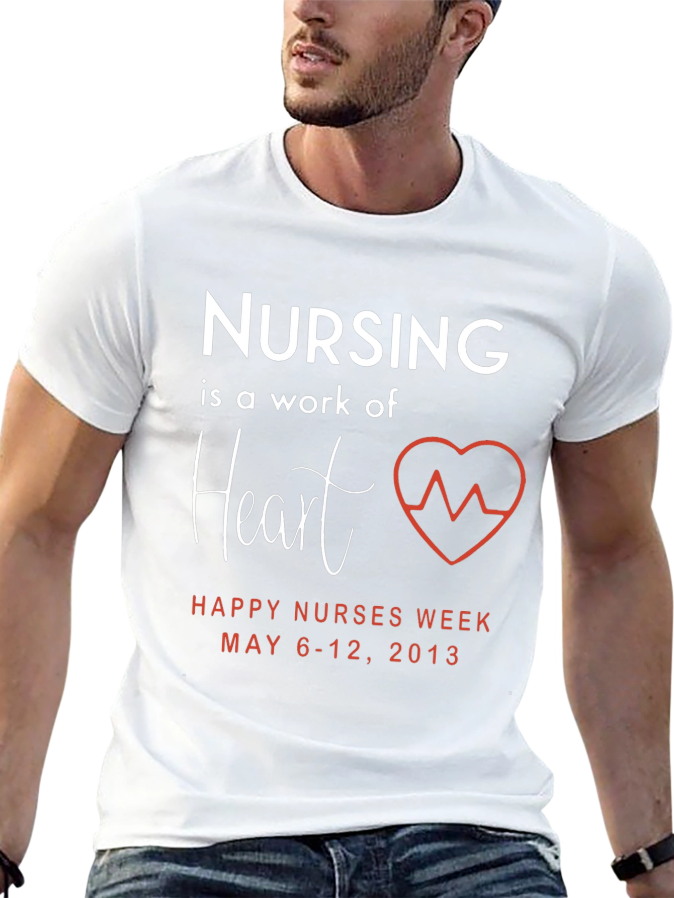 Nursing is a Work of Heart T-Shirt