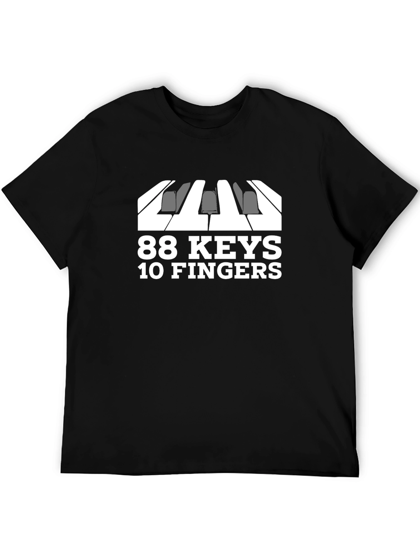 88 Keys 10 Fingers Piano Musician T-Shirt
