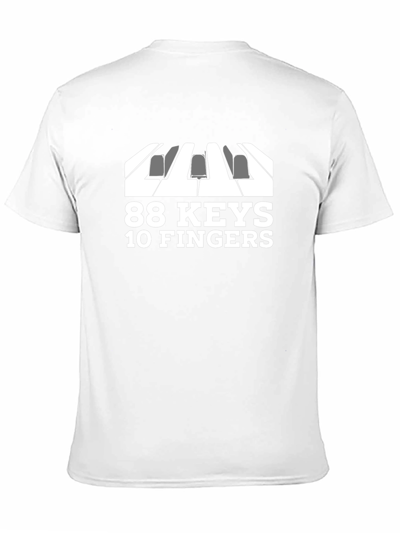 88 Keys 10 Fingers Piano Musician T-Shirt