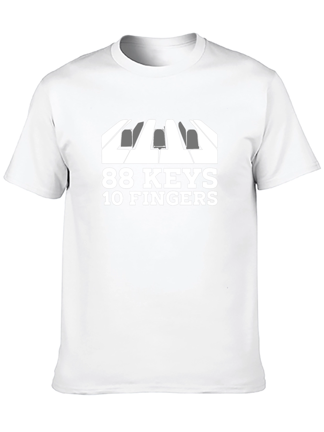 88 Keys 10 Fingers Piano Musician T-Shirt