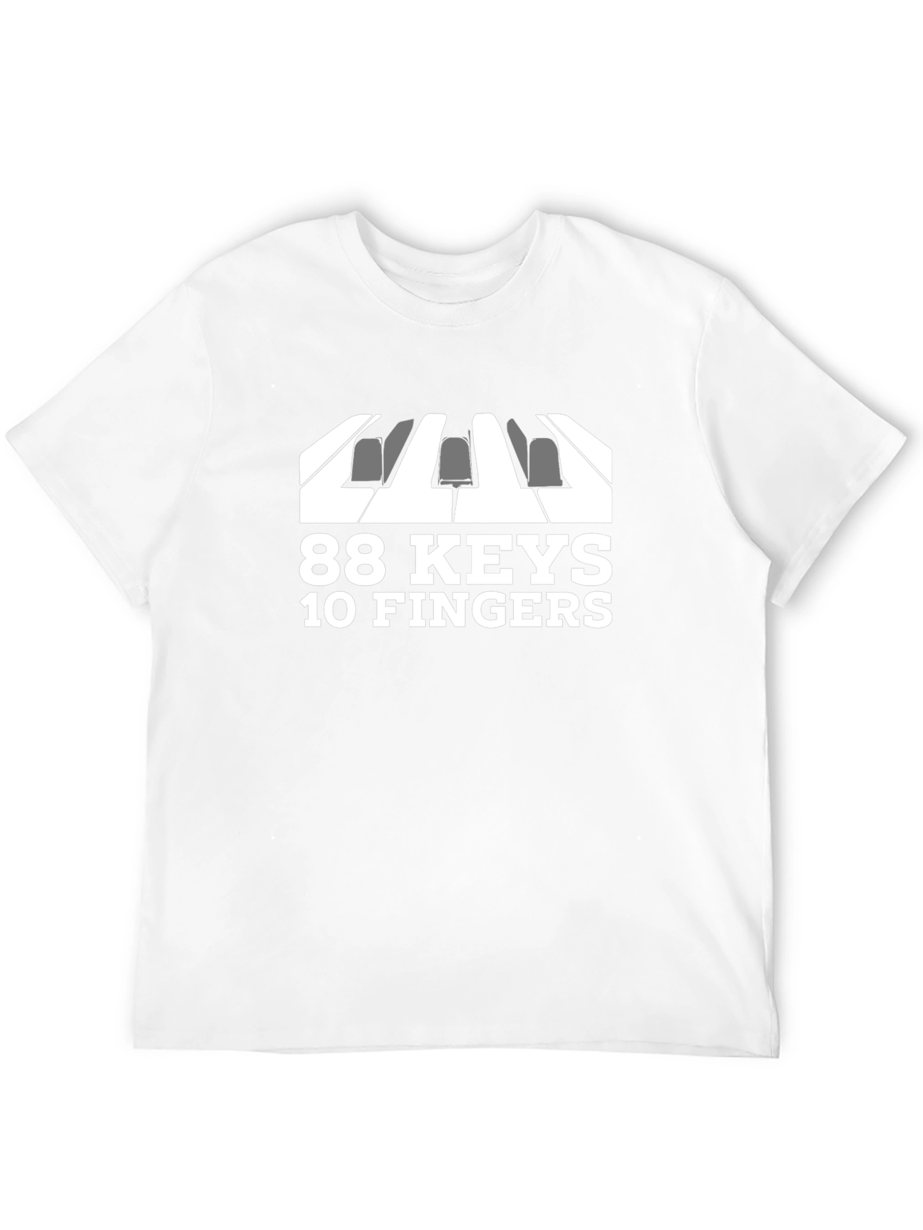 88 Keys 10 Fingers Piano Musician T-Shirt