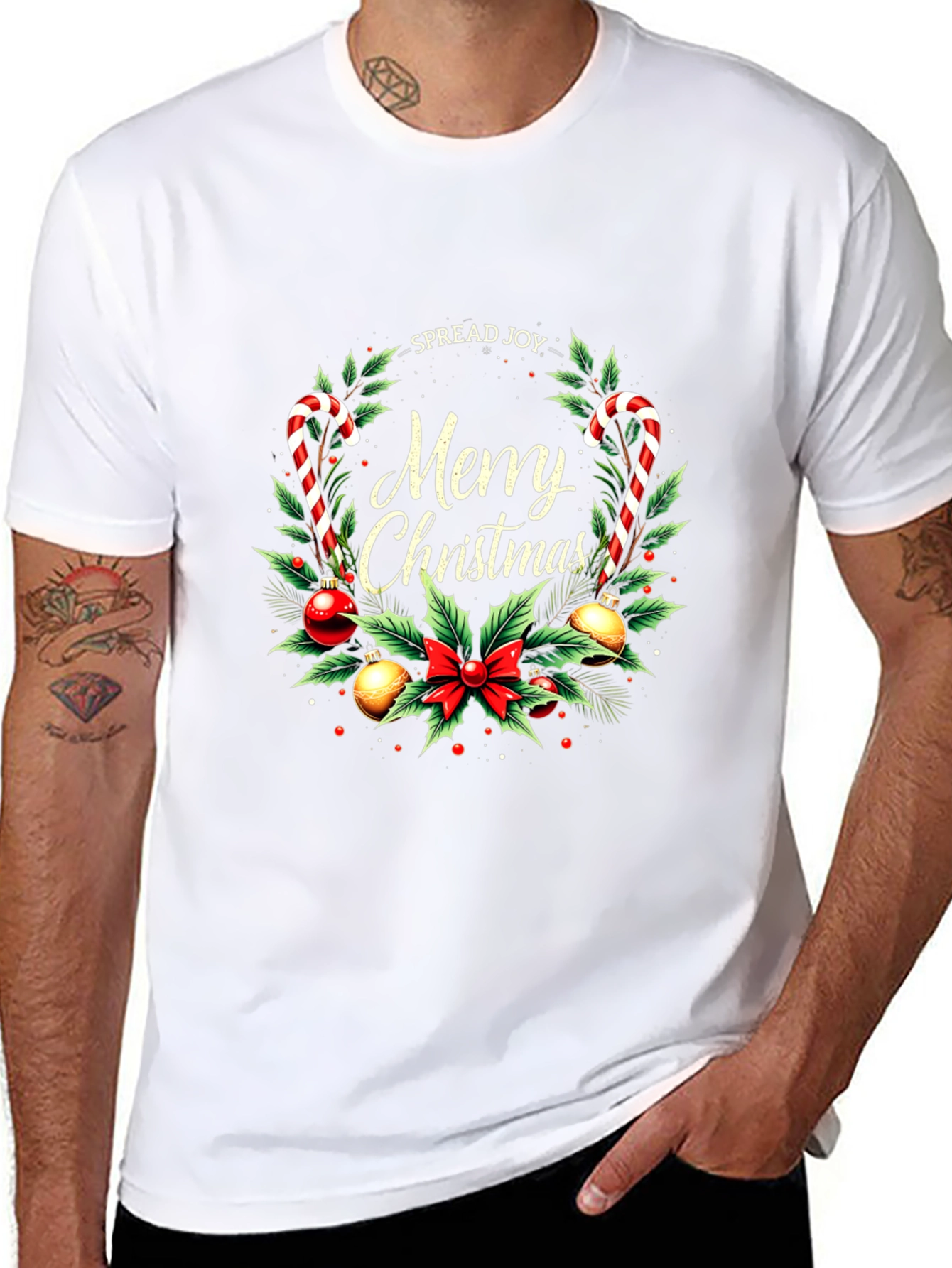 Merry Christmas Graphic Tee - Spread Joy!