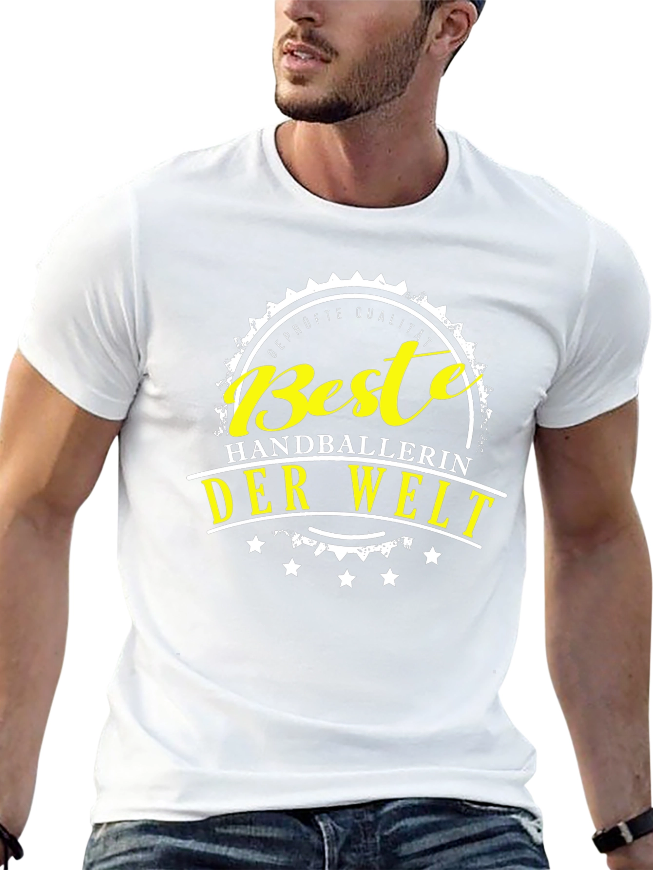Best Handballerin Der Welt T-Shirt - Black Graphic Tee
