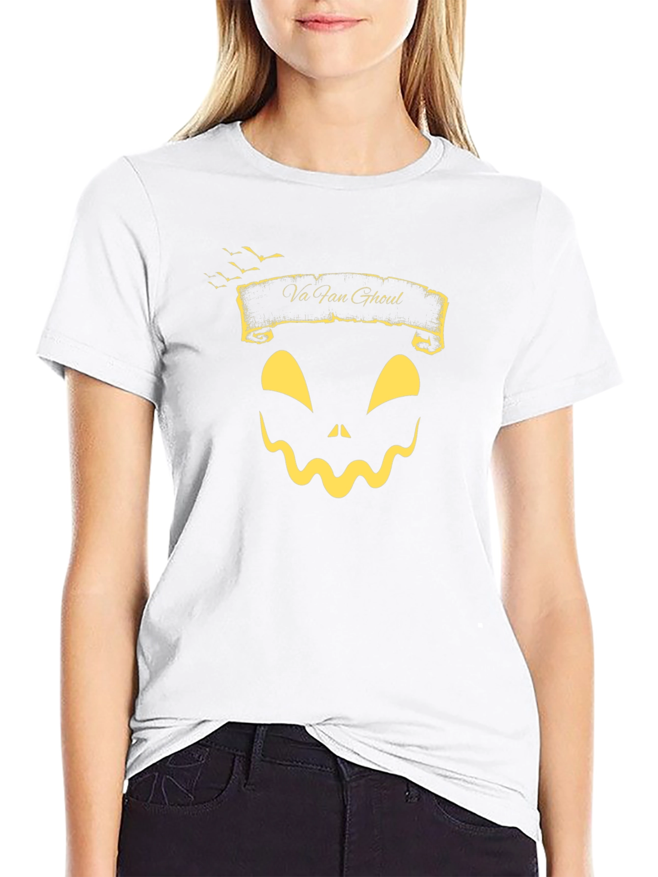 Va Fan Ghoul Halloween Graphic T-Shirt