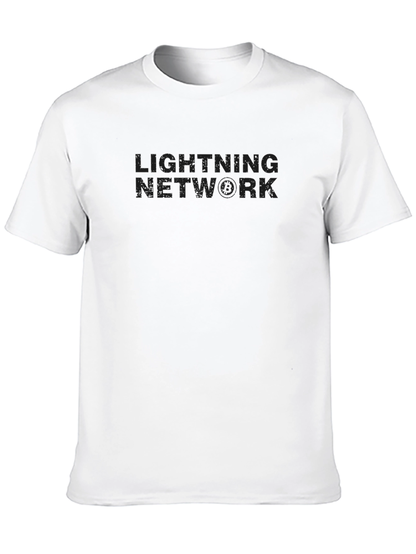 Lightning Network Black T-Shirt - Modern Crypto Fashion