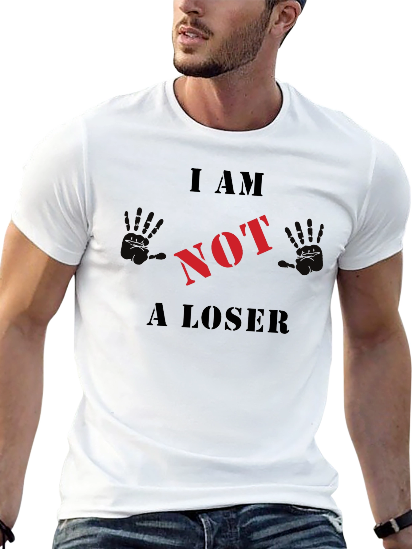 I AM NOT A LOSER Graphic T-Shirt