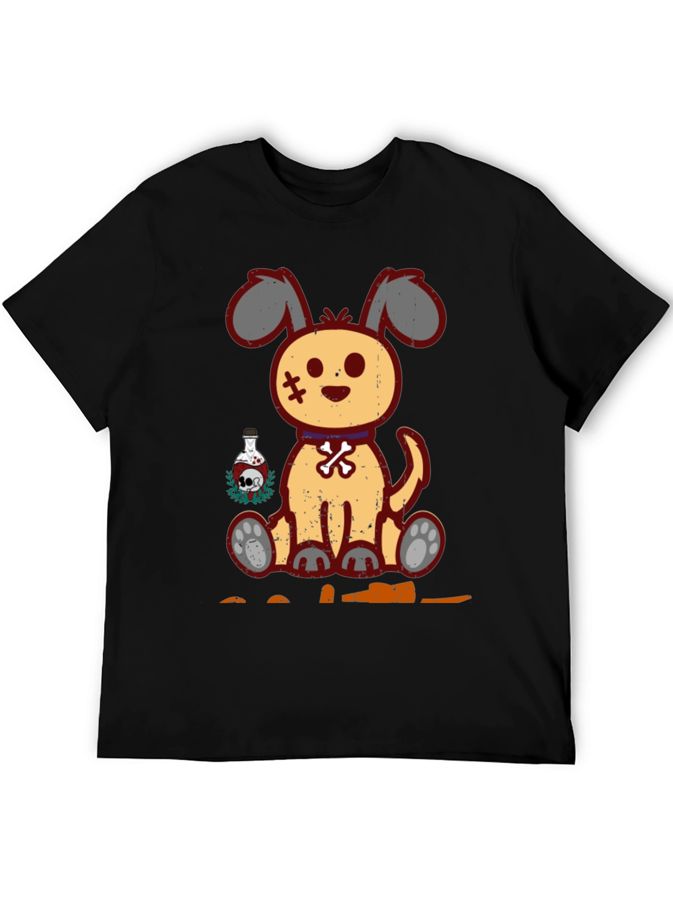 Spooky Cute Dog Graphic Tee - Halloween