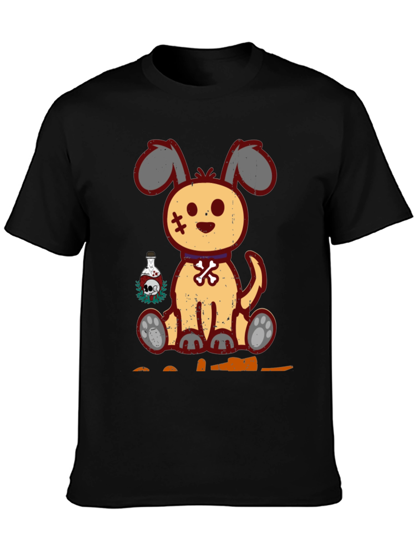 Spooky Cute Dog Graphic Tee - Halloween