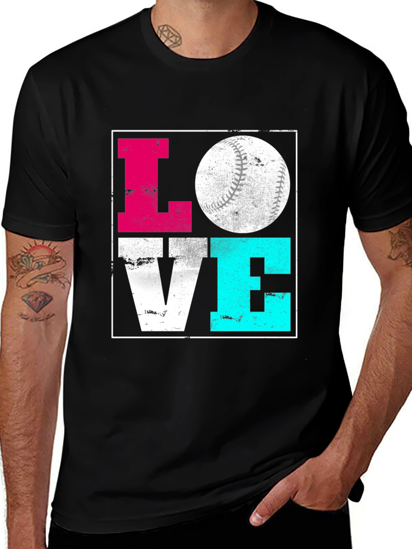 Baseball Love Graphic T-Shirt