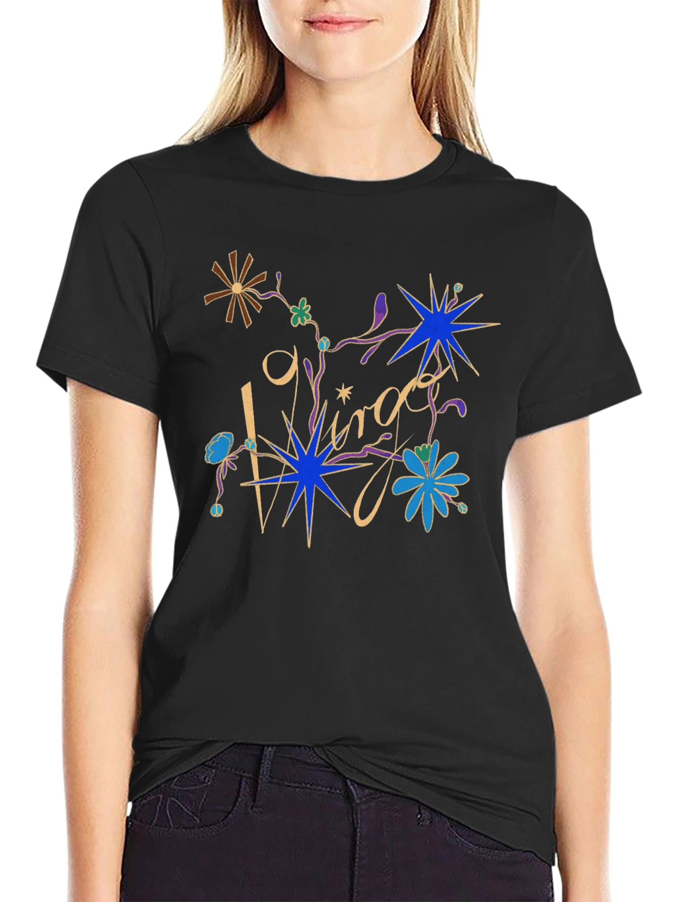 Virgo Zodiac Graphic Tee - Stylish & Comfortable