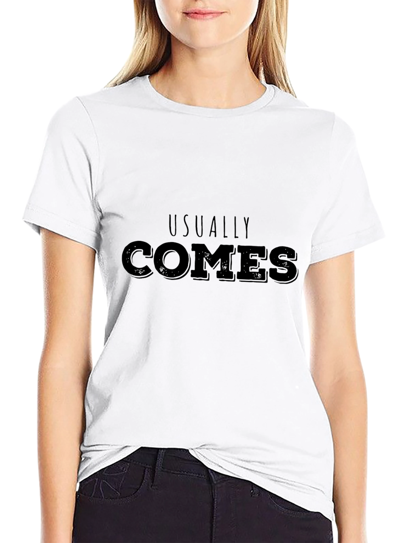 Usually Comes T-Shirt - Funny Sarcastic Tee