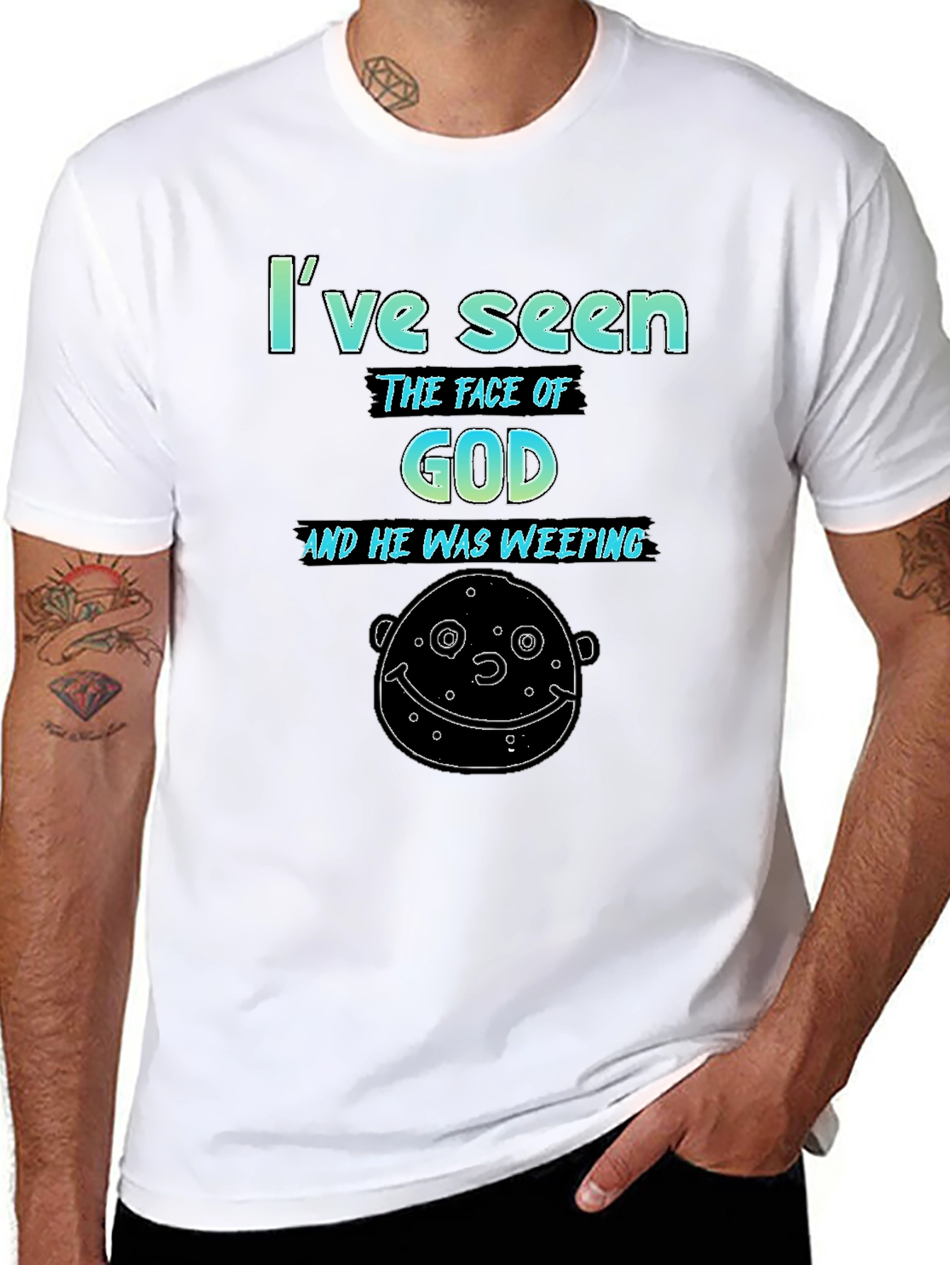 Ive Seen The Face of God Mens Graphic Tee