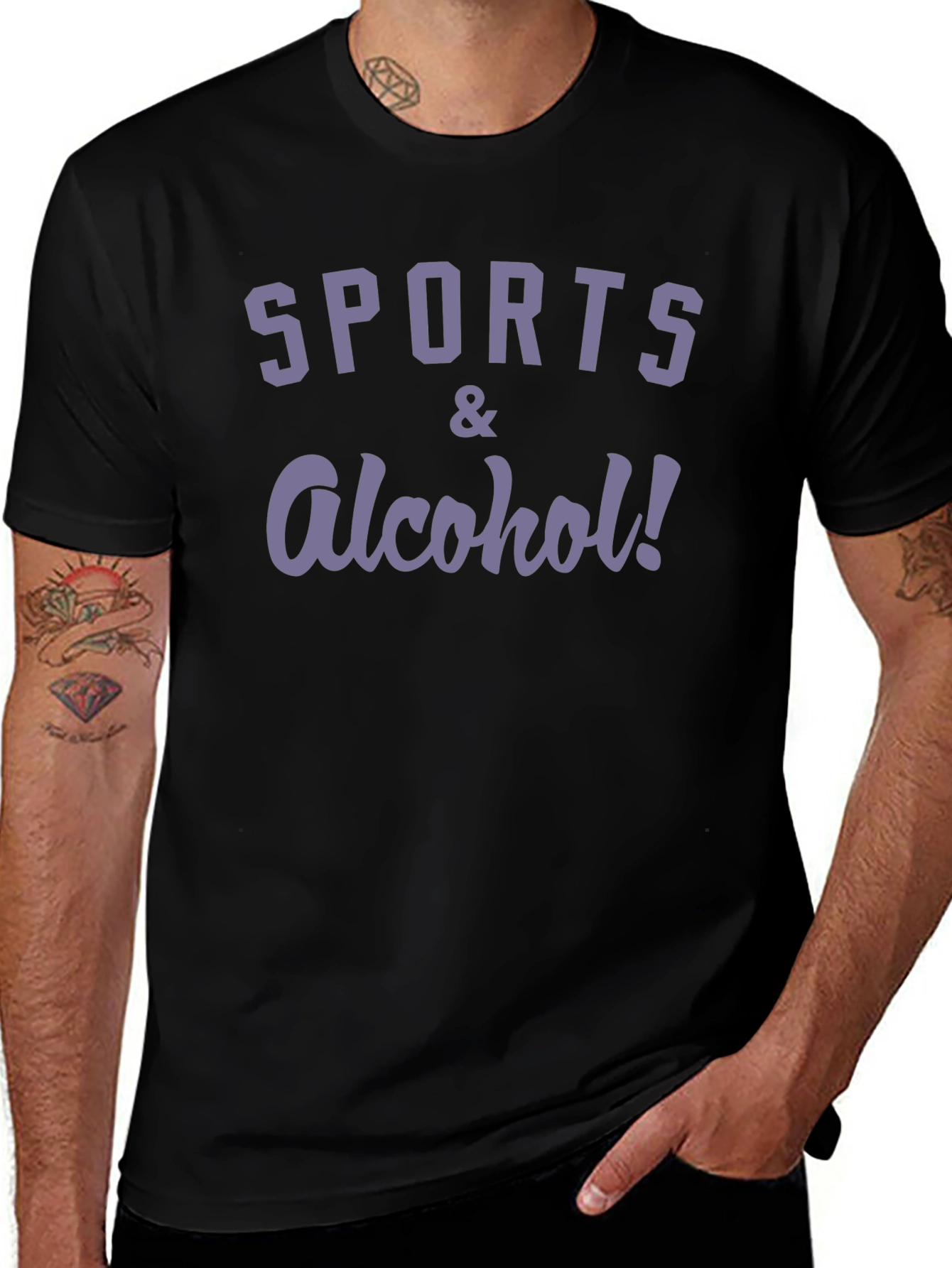 Sports & Alcohol! Graphic T-Shirt - Casual Menswear