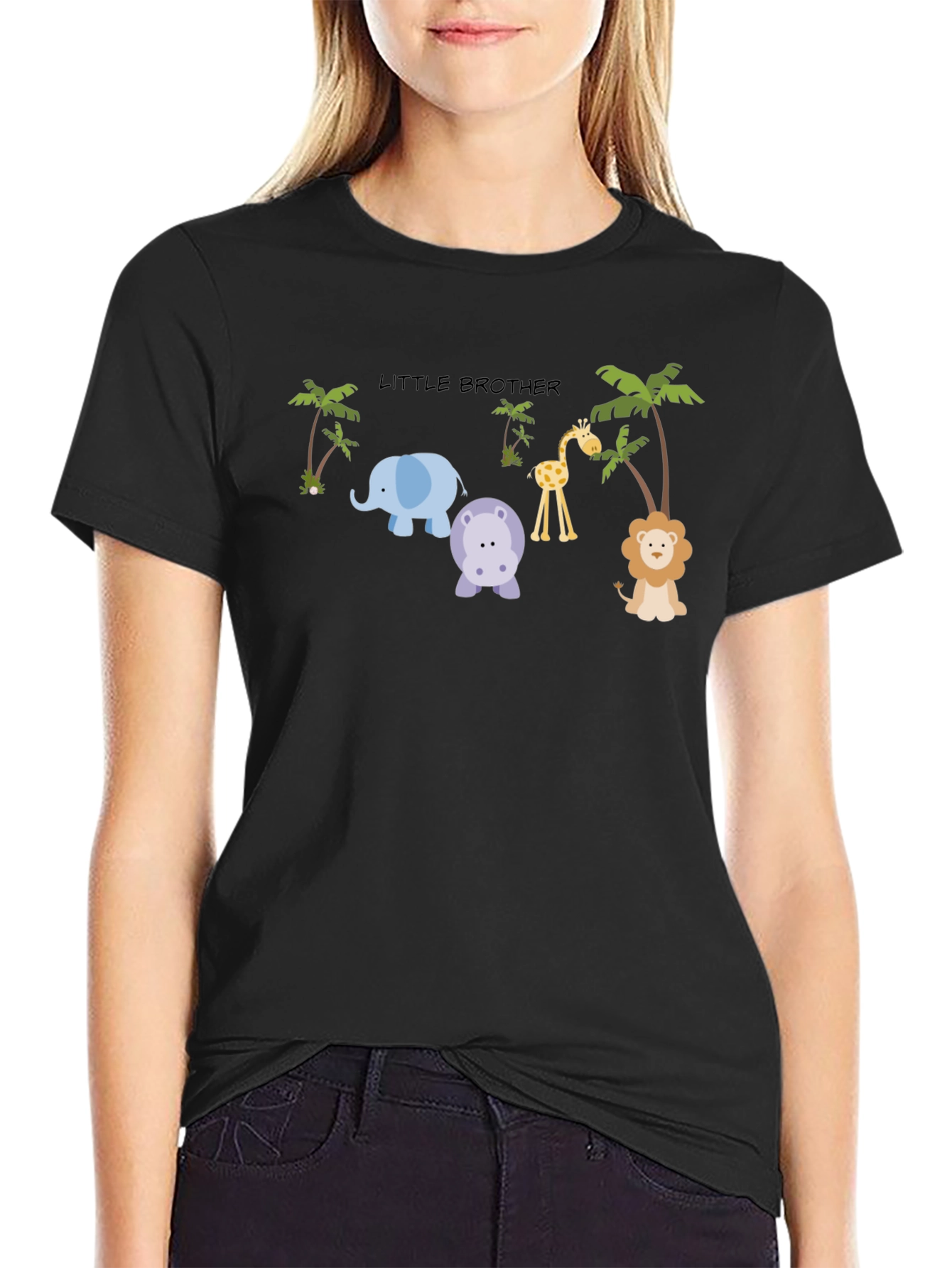 Little Brother Jungle Animals T-Shirt