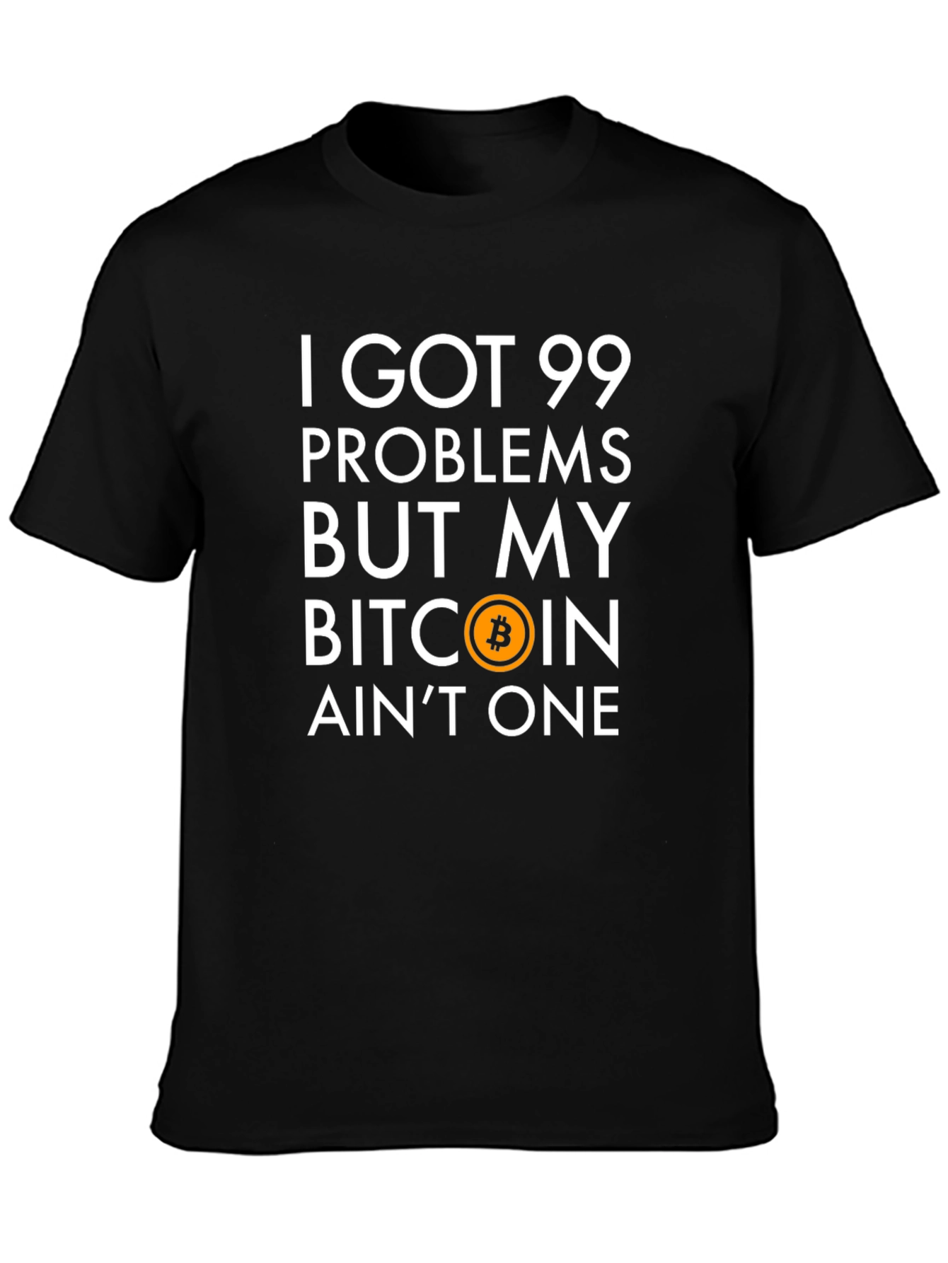 Bitcoin T-Shirt: 99 Problems Crypto Tee