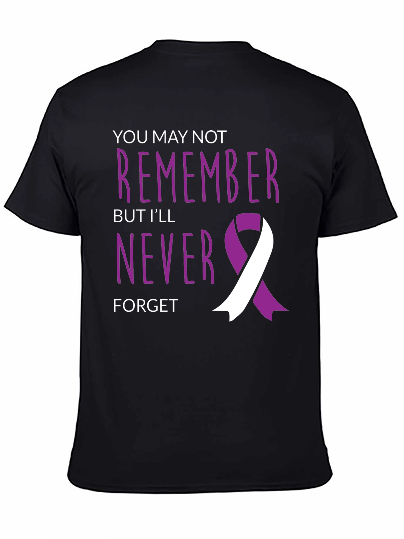 Never Forget Awareness Ribbon Graphic Tee