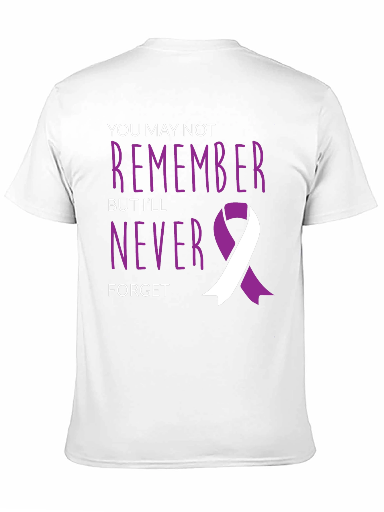 Never Forget Awareness Ribbon Graphic Tee