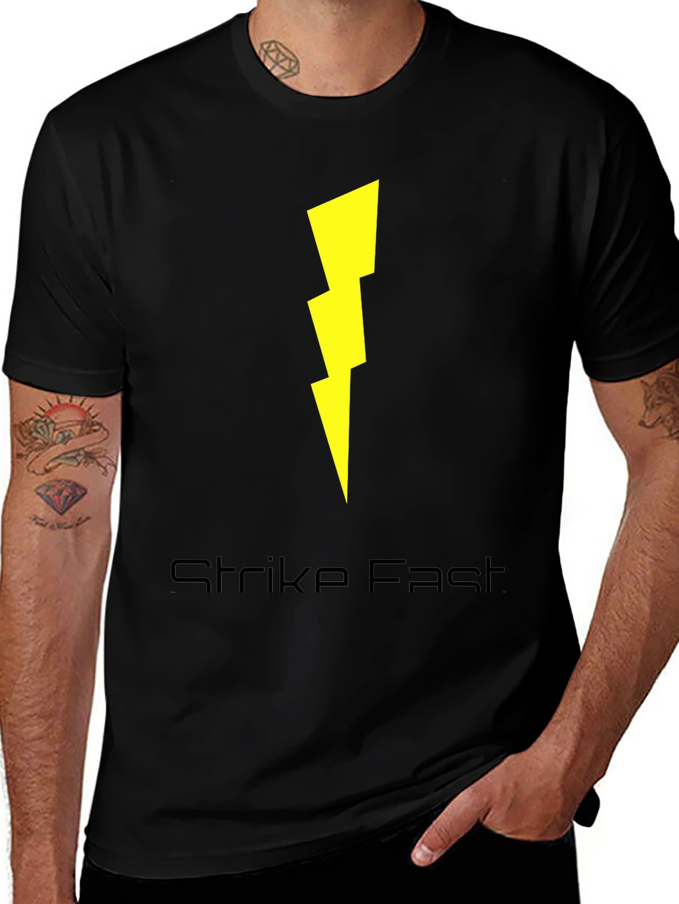 Strike Fast Graphic T-Shirt - Black