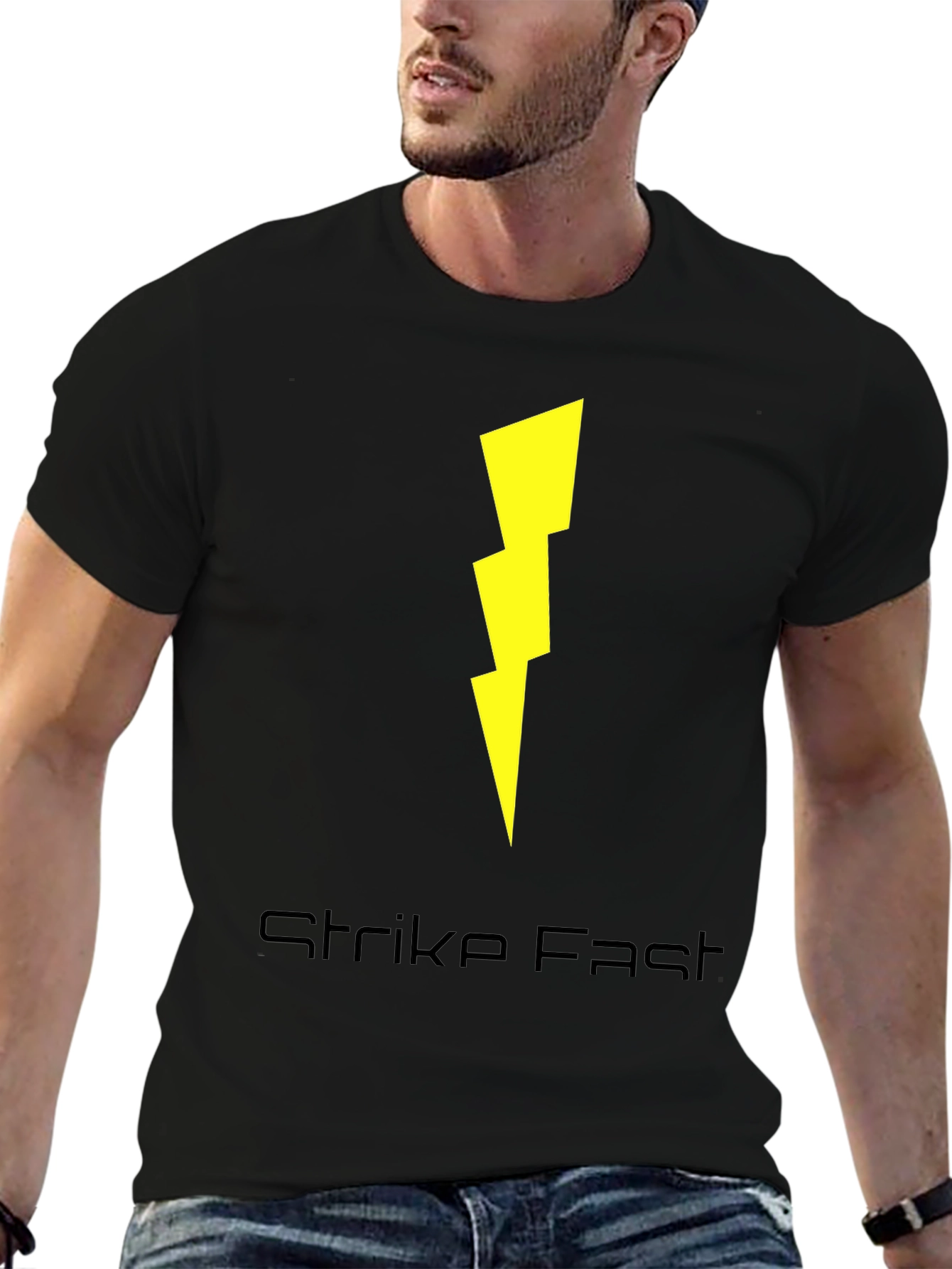 Strike Fast Graphic T-Shirt - Black