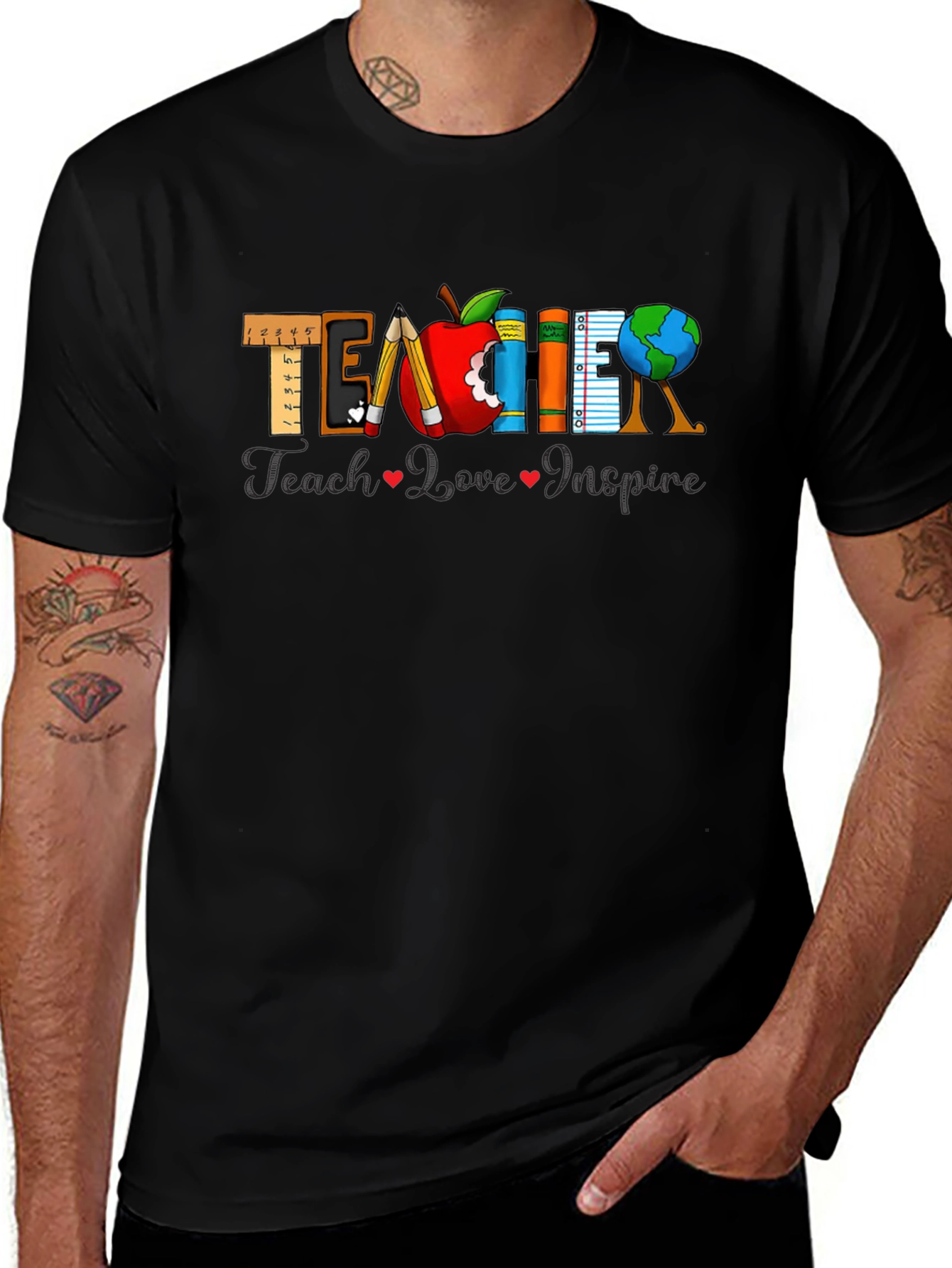Teacher Appreciation Black T-Shirt