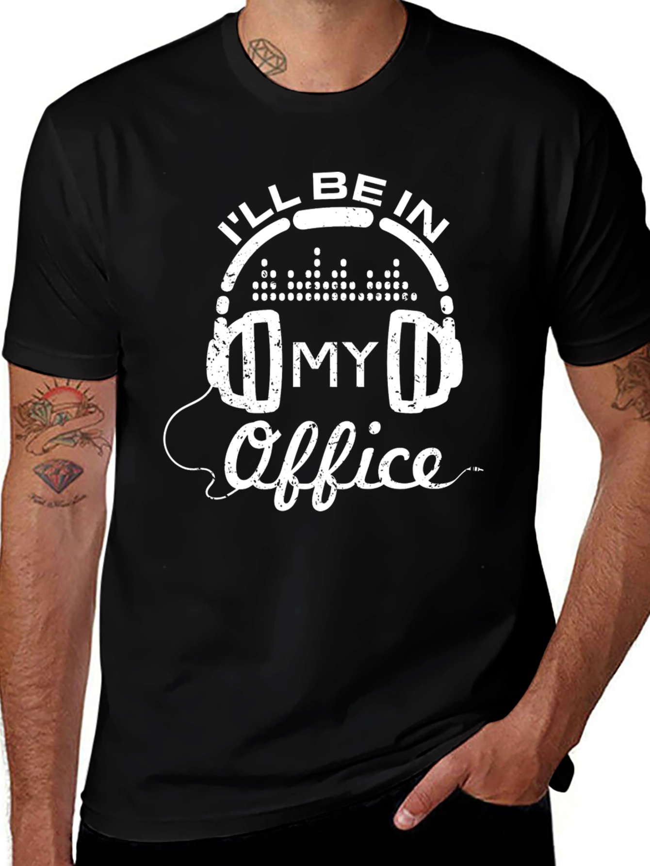 Ill Be In My Office Music Lover Graphic Tee