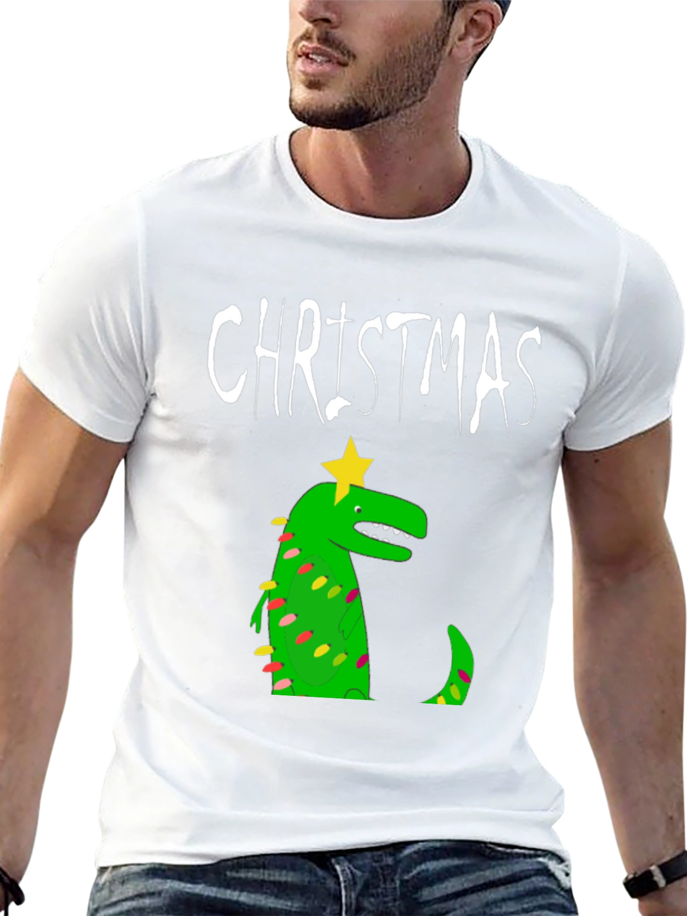 Christmas Dinosaur T-Shirt
