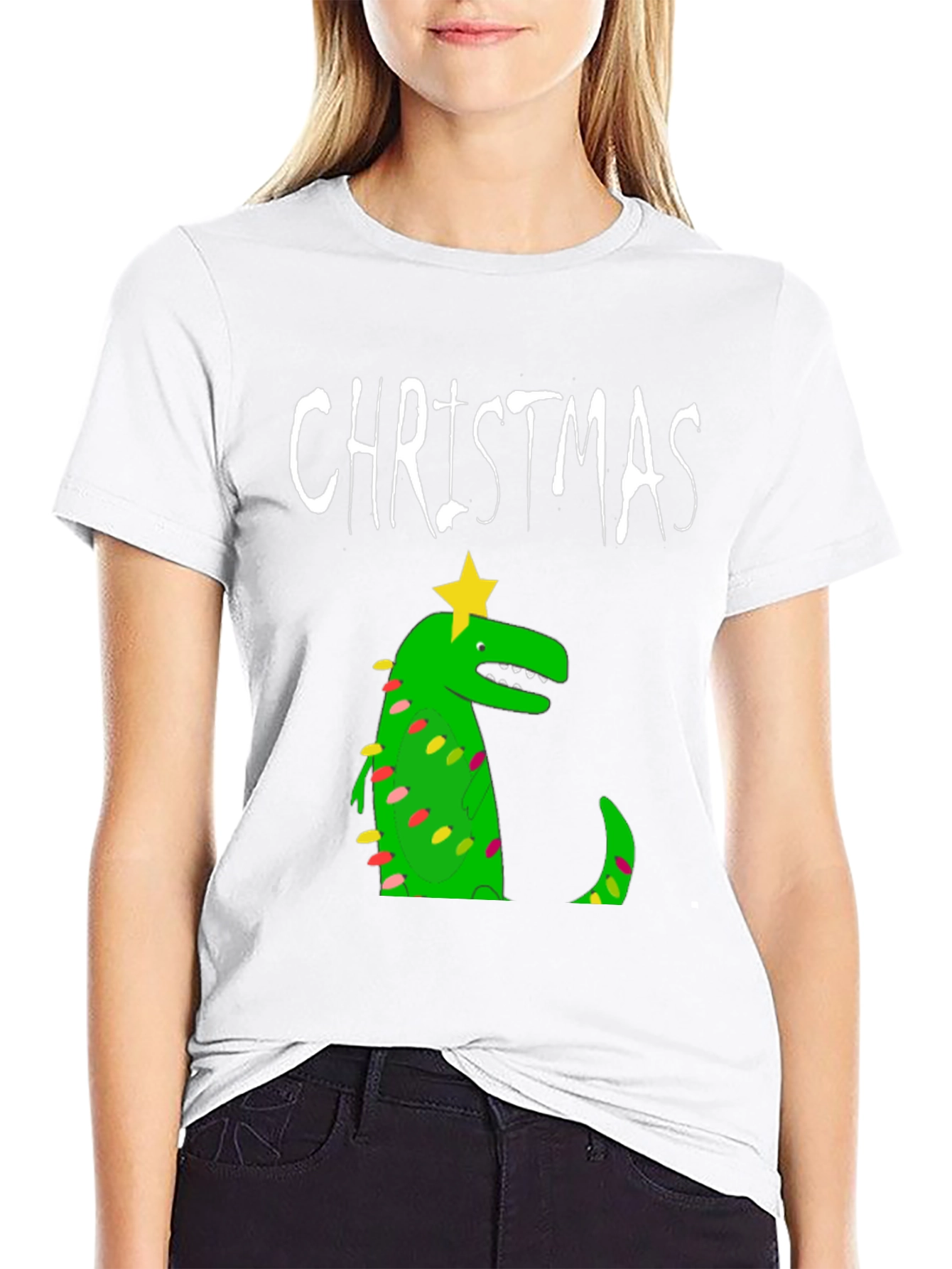 Christmas Dinosaur T-Shirt