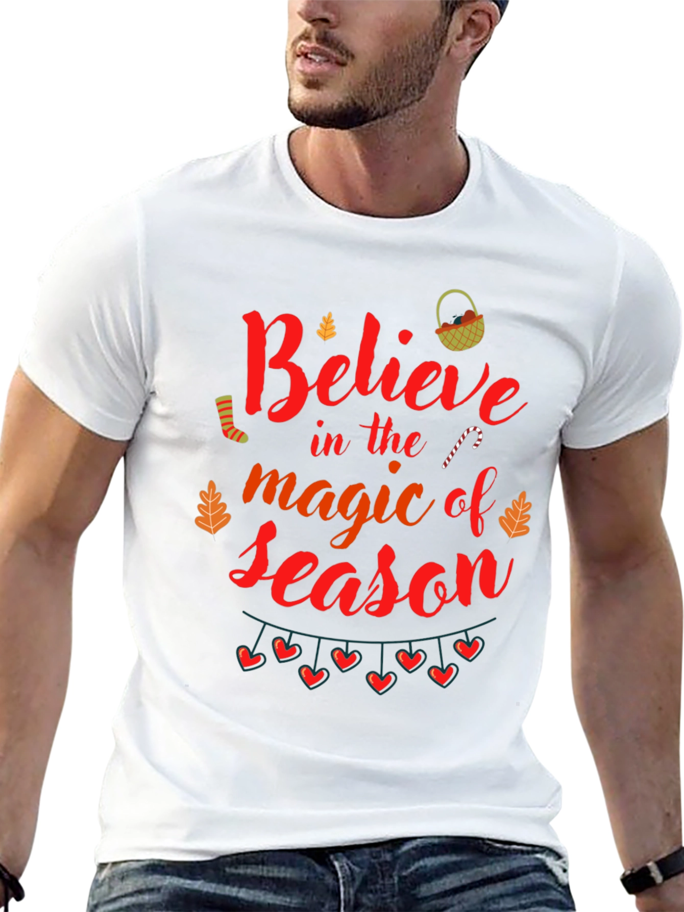 Believe Magic Season T-Shirt - Holiday Festive Tee