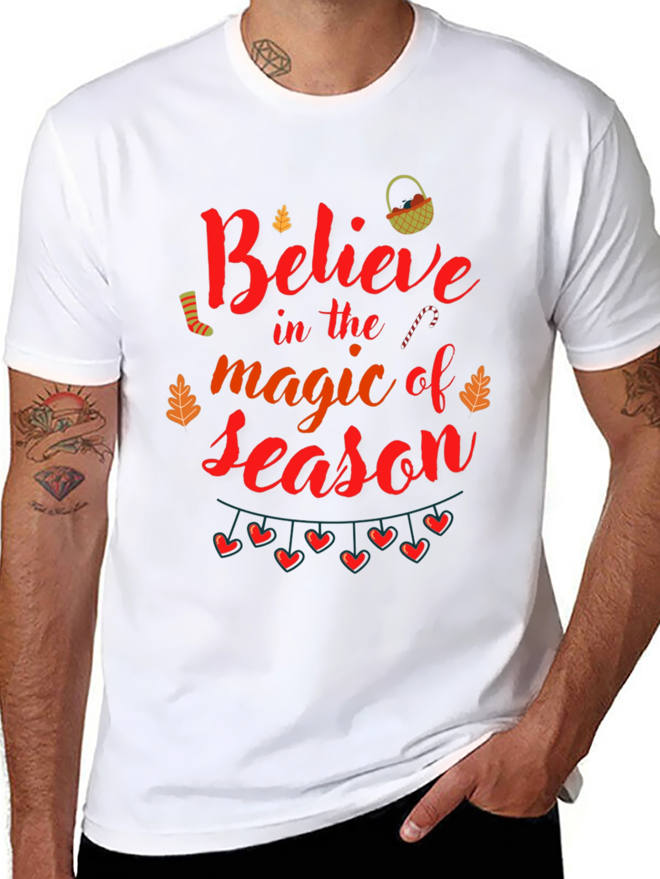 Believe Magic Season T-Shirt - Holiday Festive Tee