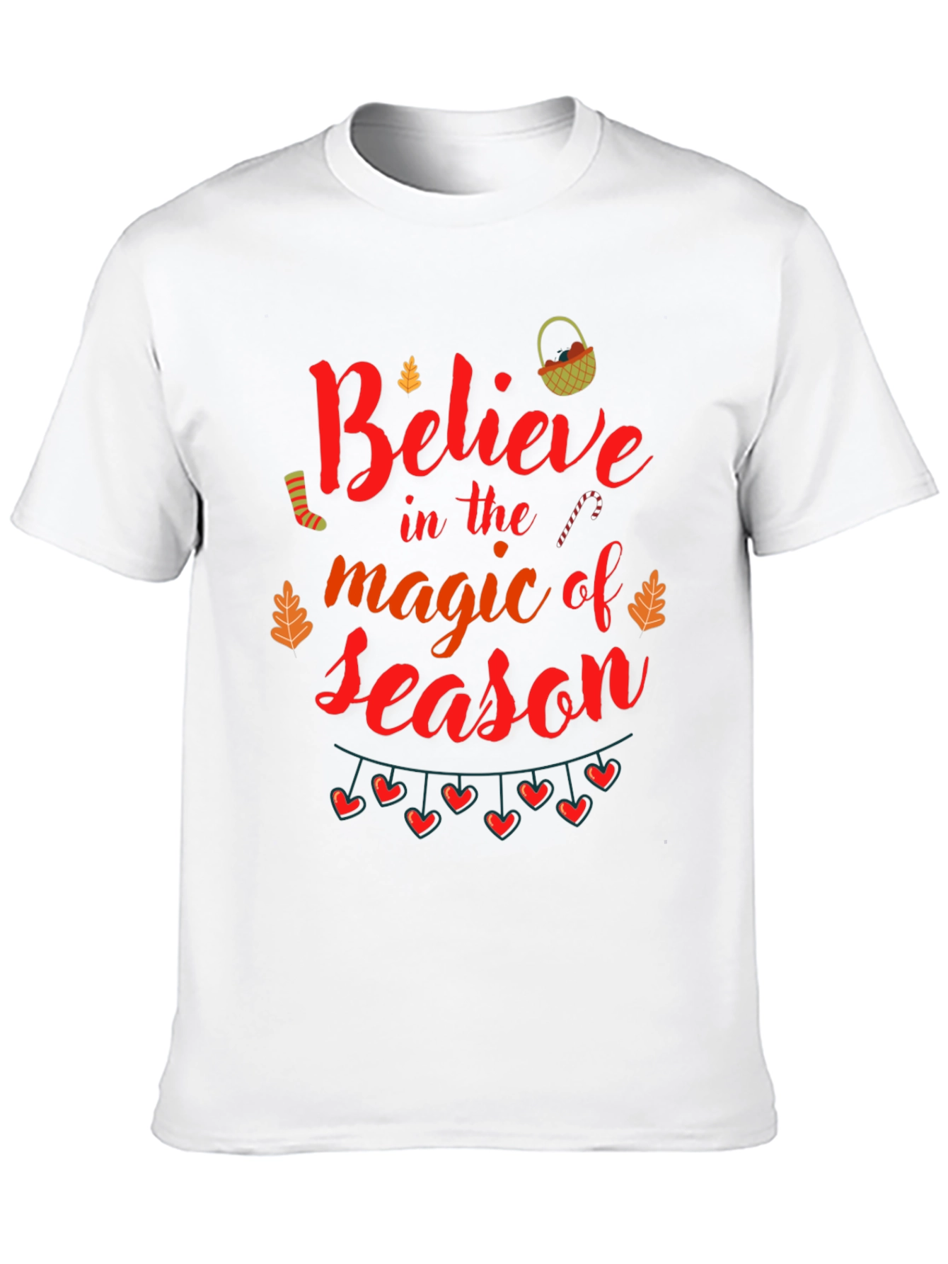 Believe Magic Season T-Shirt - Holiday Festive Tee