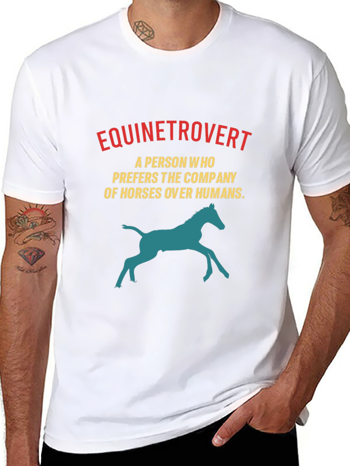 EQUIETROVERT Horse Lover T-Shirt