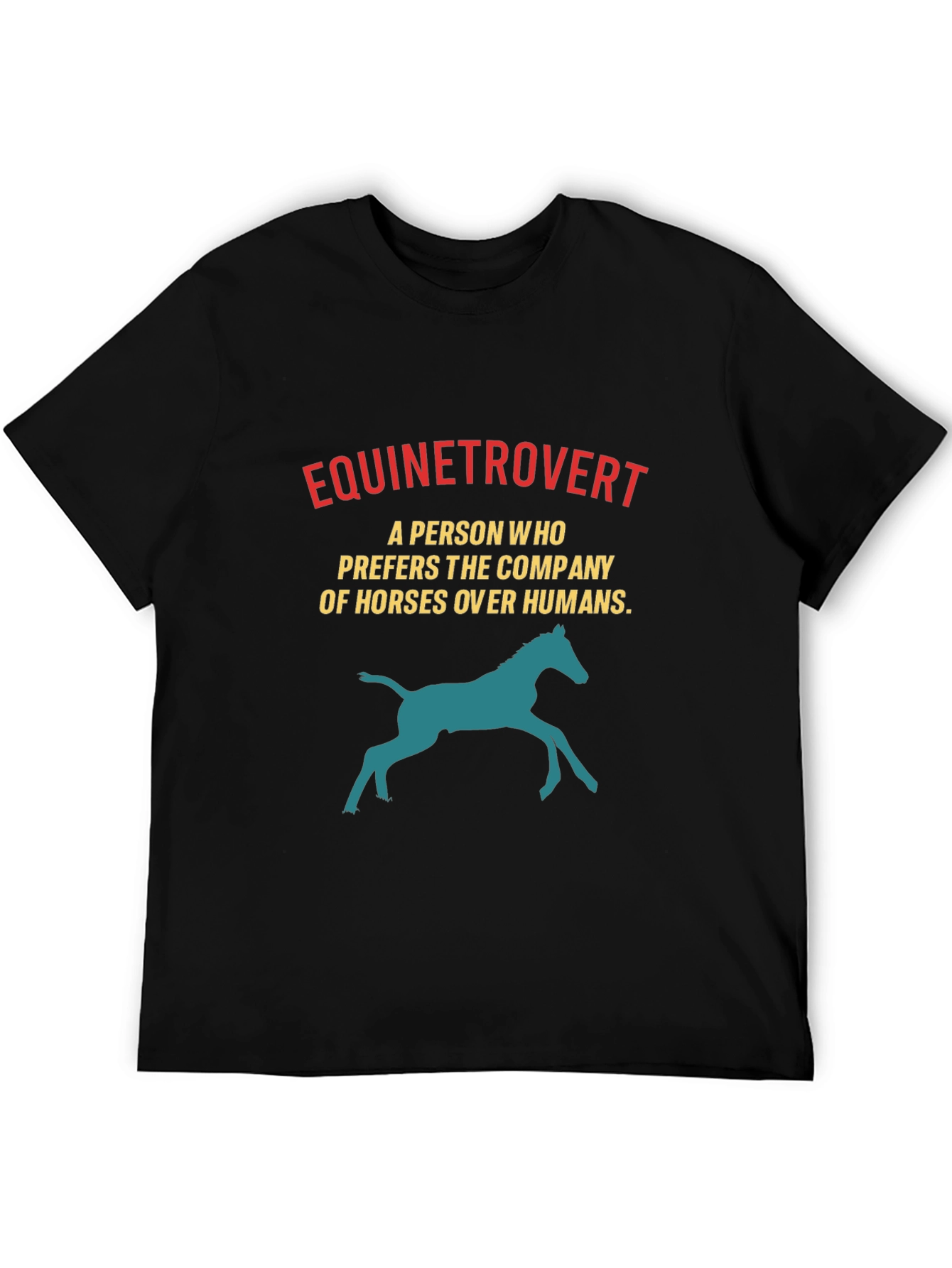 EQUIETROVERT Horse Lover T-Shirt