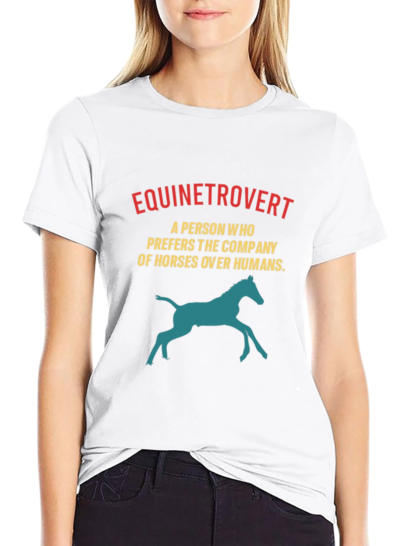 EQUIETROVERT Horse Lover T-Shirt
