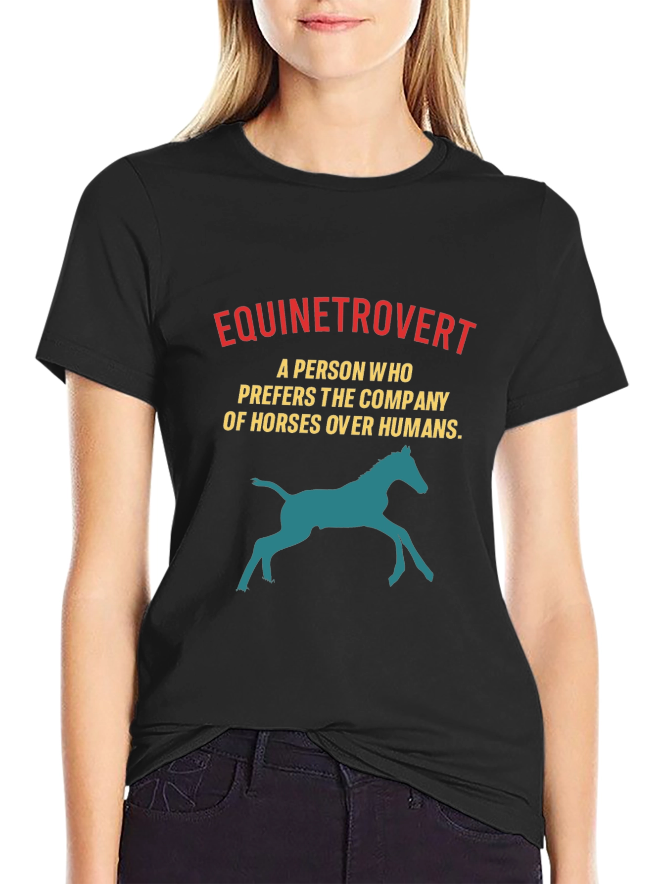 EQUIETROVERT Horse Lover T-Shirt