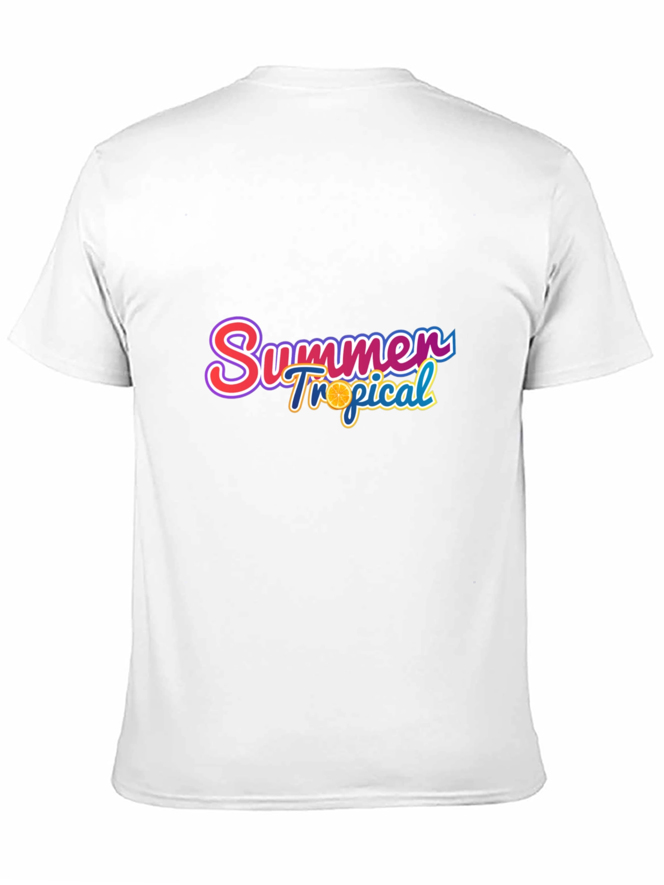 Summer Tropical Graphic Tee - Stylish Black T-Shirt