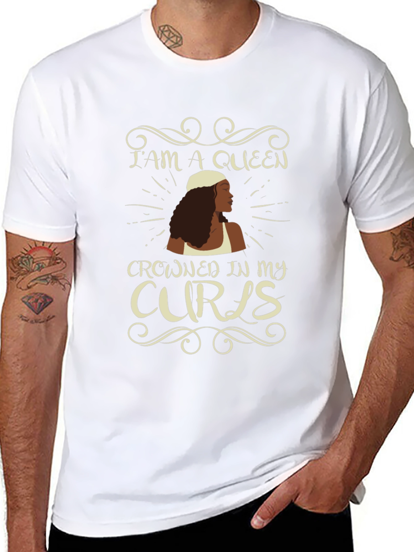 Queen of Curls Graphic Tee