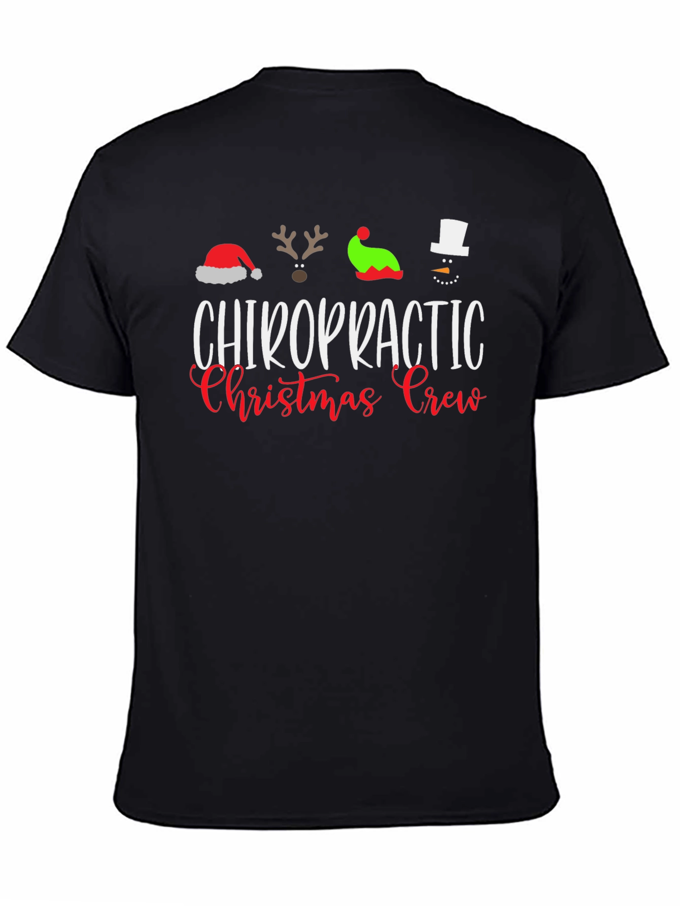 Chiropractic Christmas Crew T-Shirt