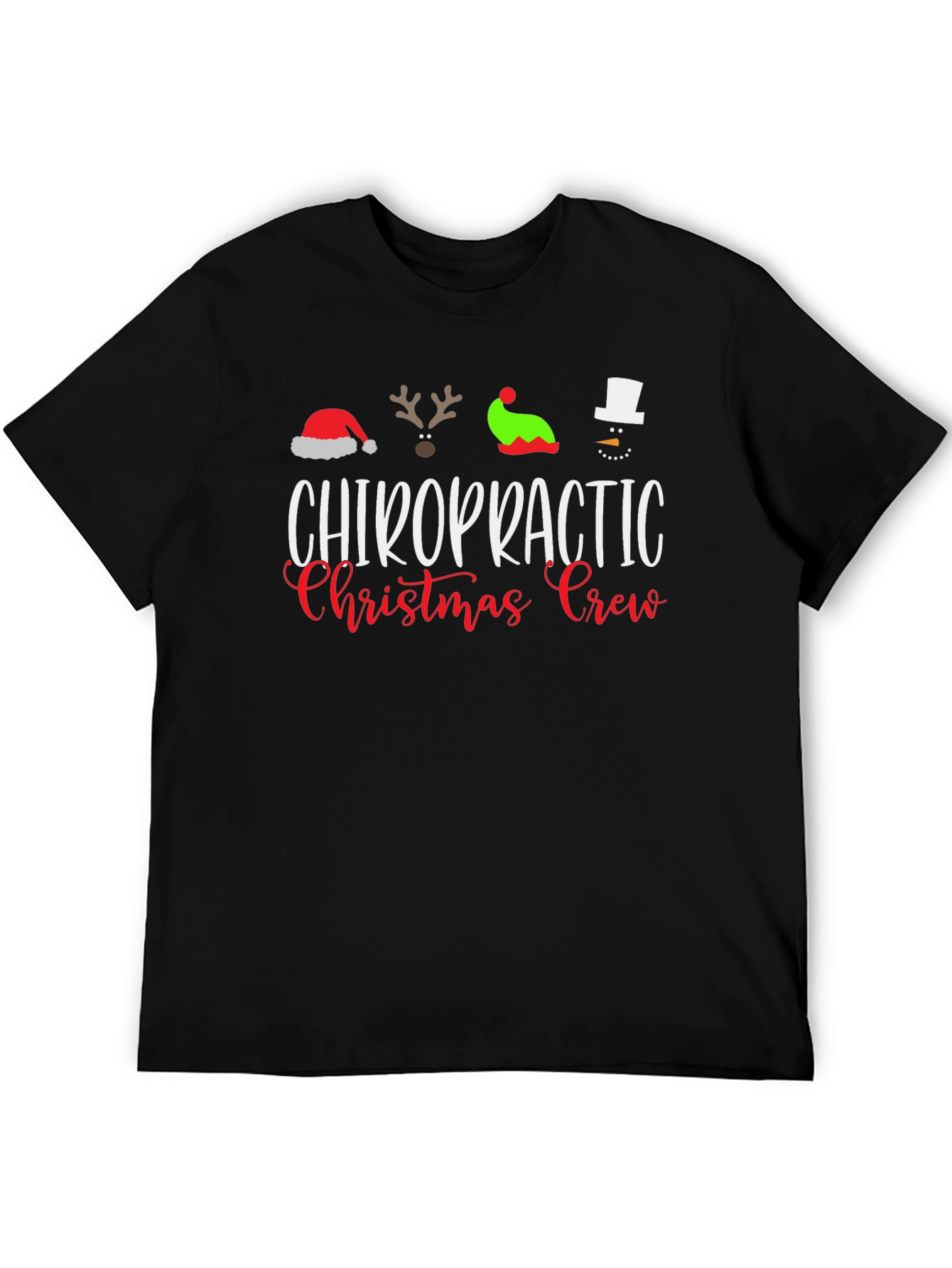 Chiropractic Christmas Crew T-Shirt