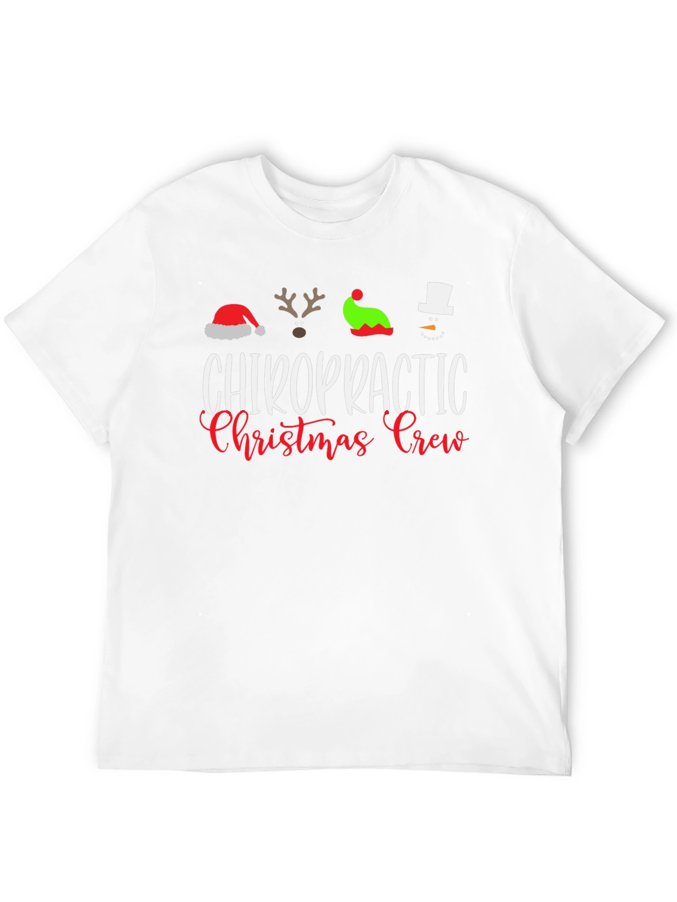 Chiropractic Christmas Crew T-Shirt