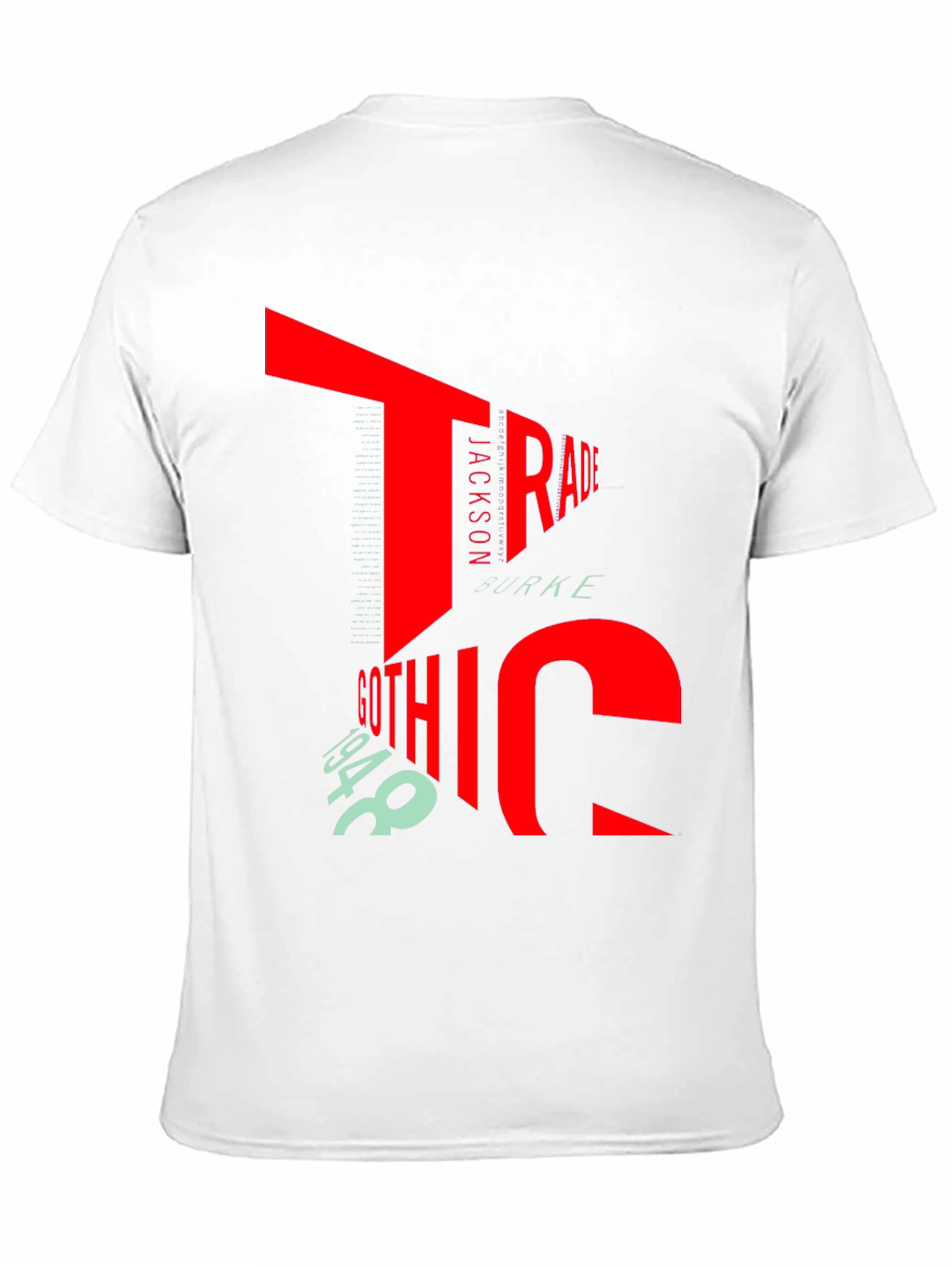 Bold Graphic T-Shirt - Trade Gothic 1948
